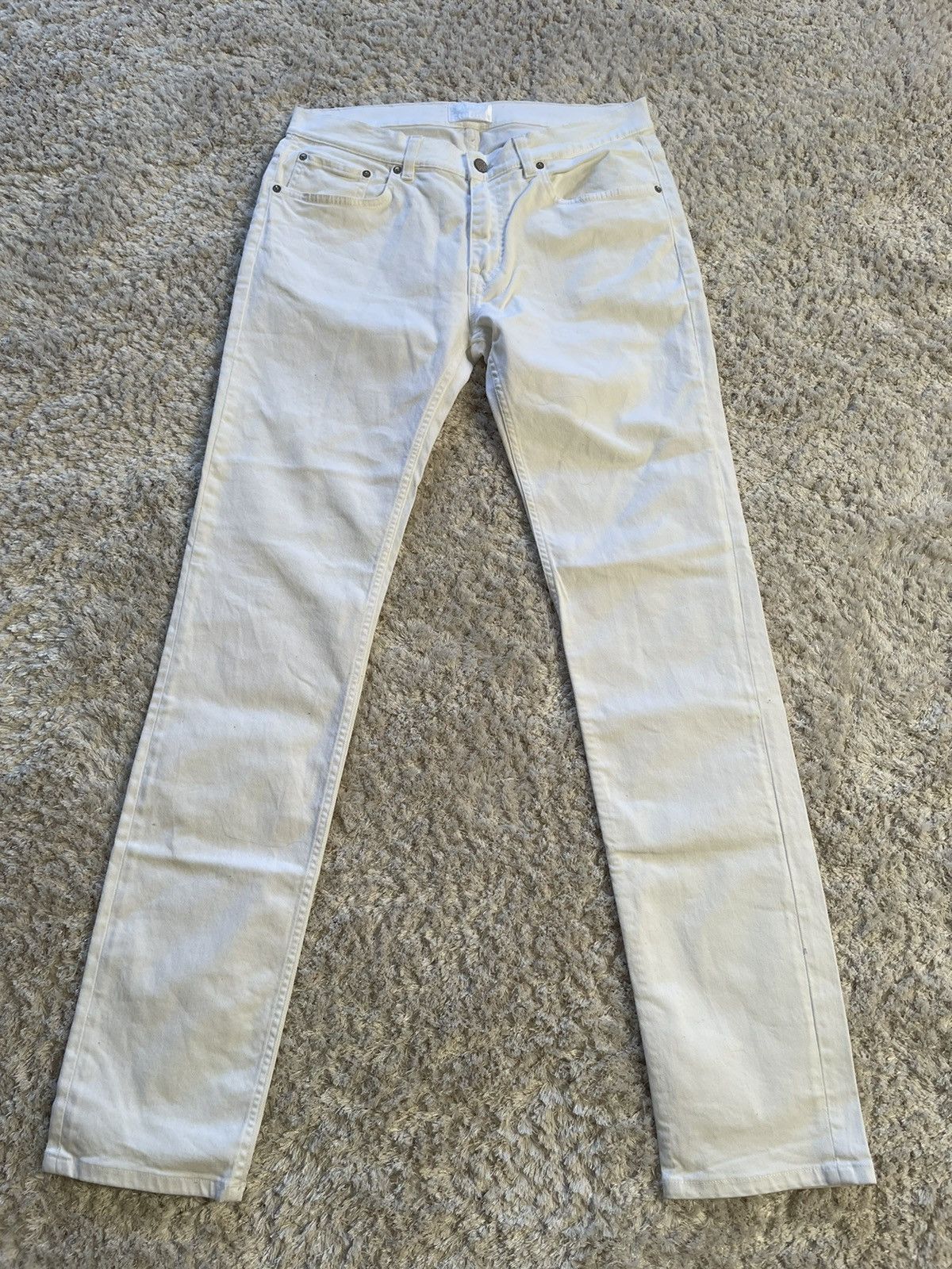 Acne Studios × Vintage Acne Studios White Denim Jeans Size US 34 / EU 50 - 1 Thumbnail