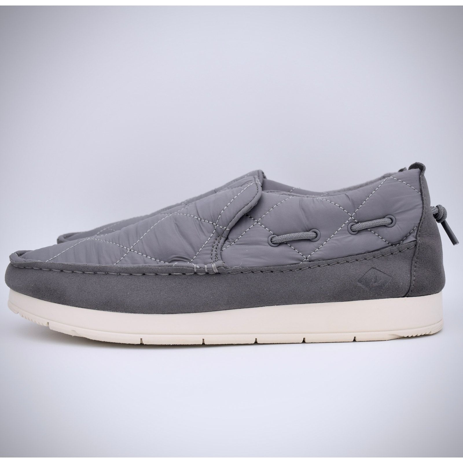 Sperry Sperry Quilted MocSider Slip On Shoes 9.5 Gray Nylon Size US 9.5 / EU 42-43 - 3 Thumbnail