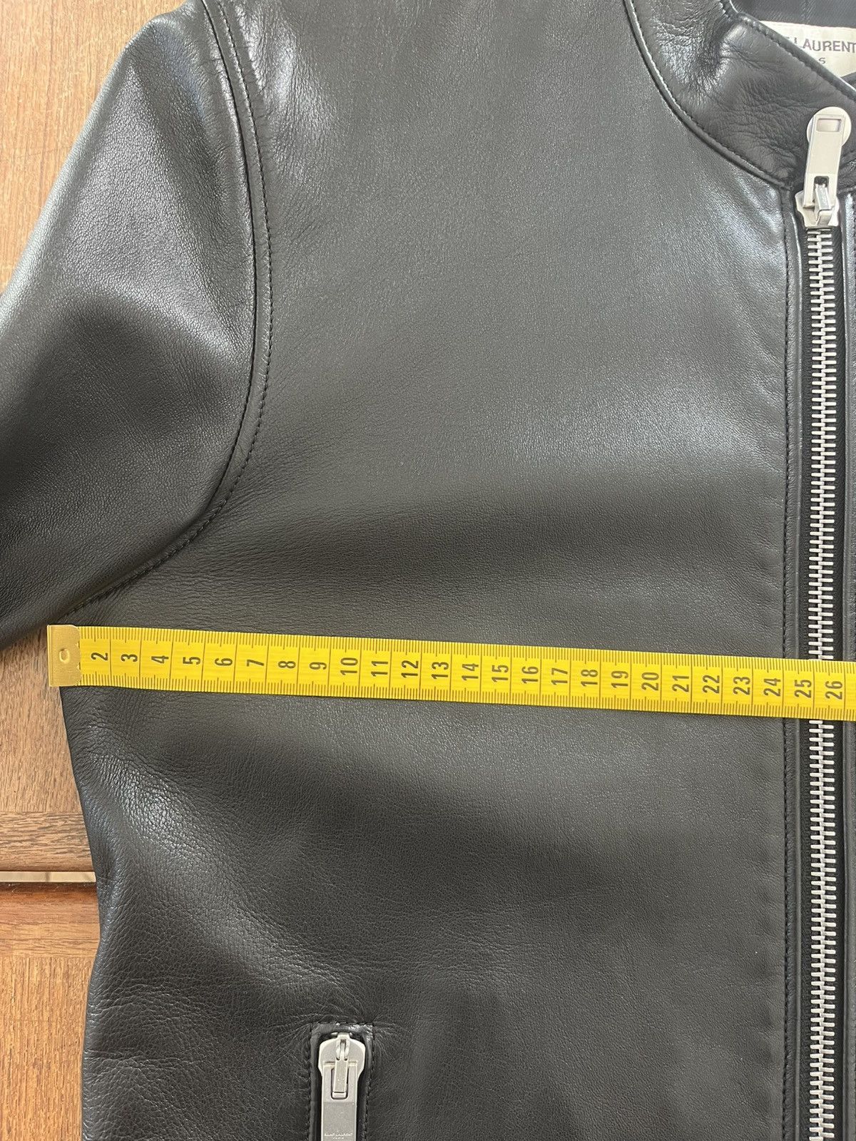 Saint Laurent Paris Saint Laurent 2017FW Cafe racer lambskin leather jacket Size US M / EU 48-50 / 2 - 12 Thumbnail