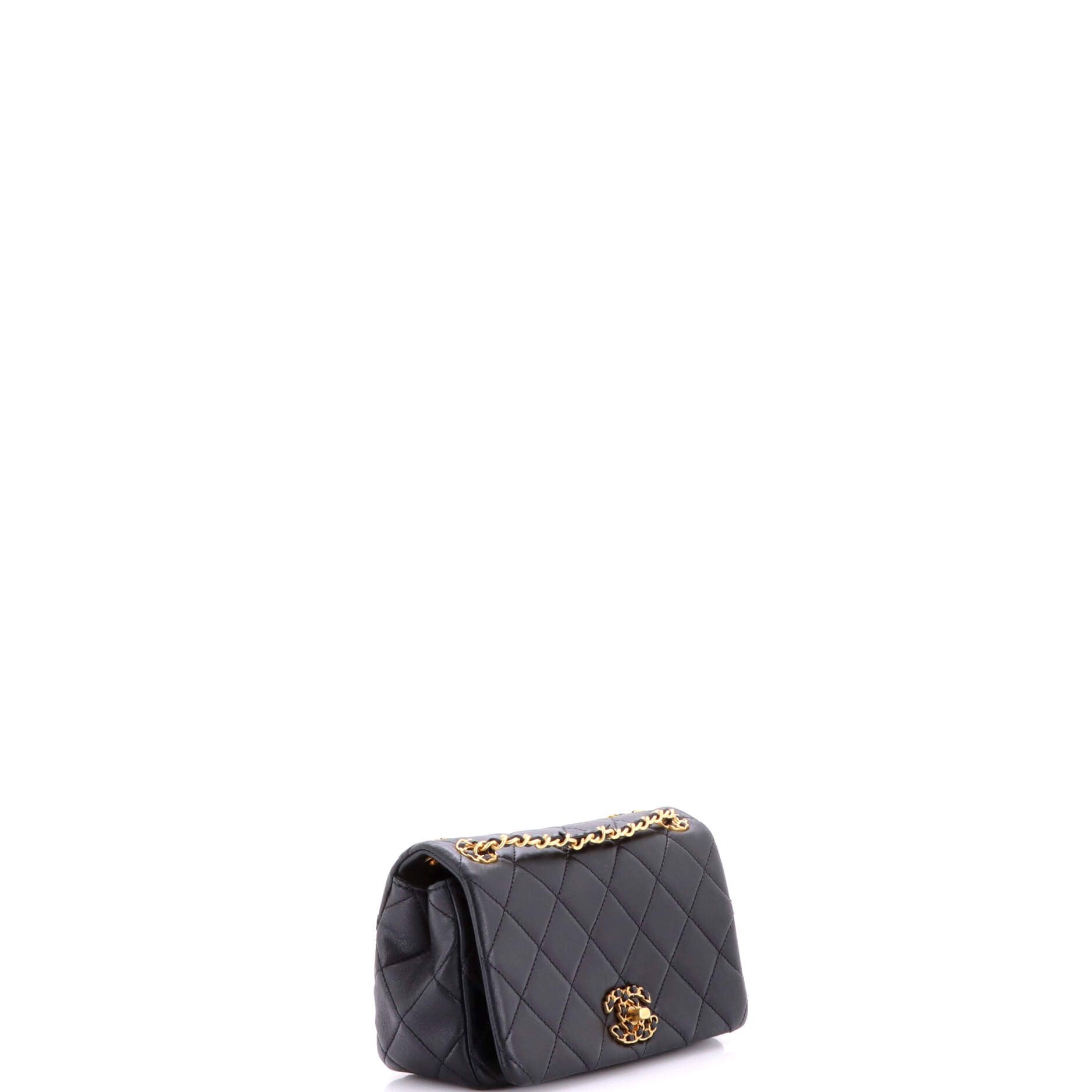 Chanel Chain Infinity Flap Bag Quilted Lambskin Mini Size ONE SIZE - 1 Thumbnail