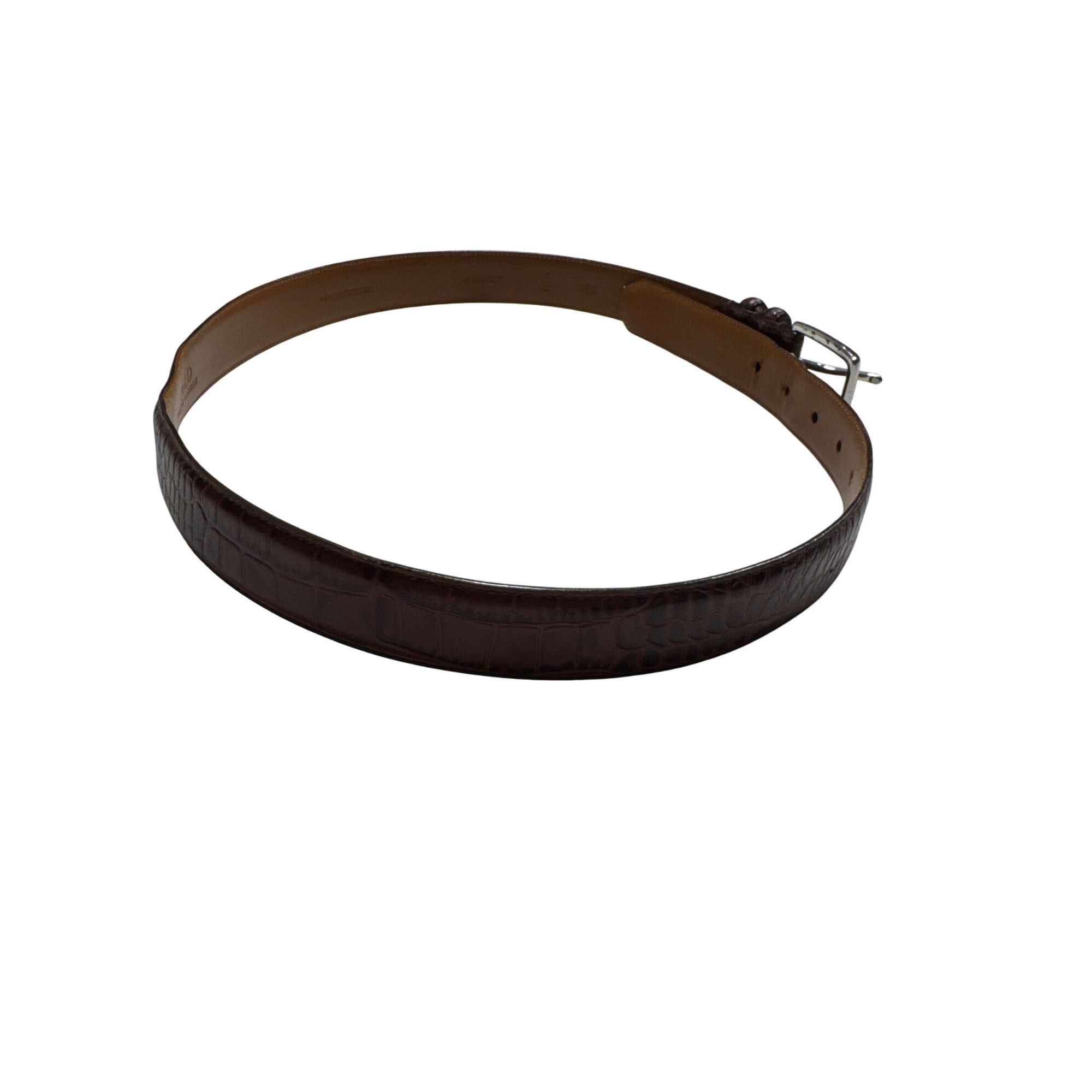 Polo Ralph Lauren Polo Ralph Lauren Brown Italian Leather Dress Belt Unisex Si Size ONE SIZE - 4 Thumbnail