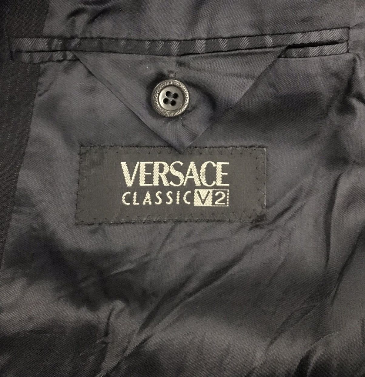 Versace × Vintage Vintage Versace Classic V2 Blazer Size US L / EU 52-54 / 3 - 13 Thumbnail