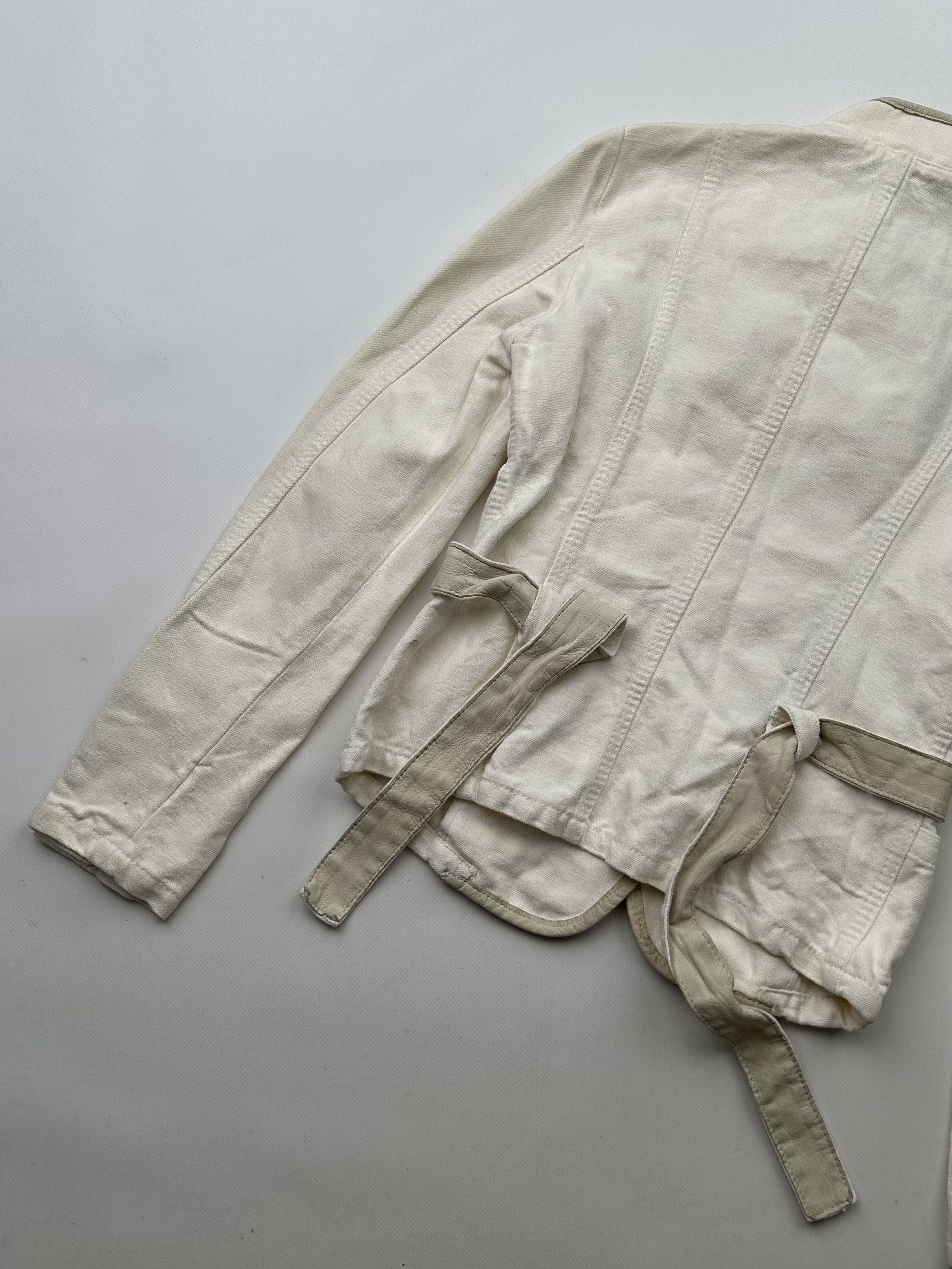 Armani Emporio Armani Asymmetry Jacket With Leather Belt (69) Size M / US 6-8 / IT 42-44 - 9 Thumbnail