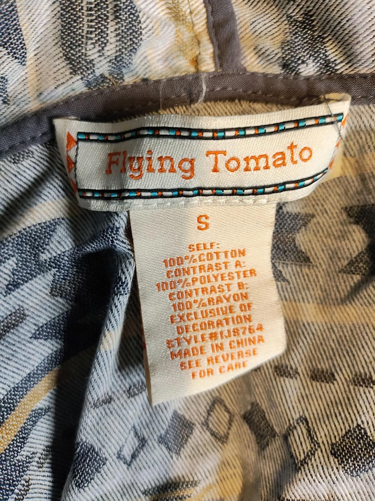 The Unbranded Brand Flying Tomato Bohemian Style Long Sleeve Women's Blouse Size S / US 4 / IT 40 - 6 Thumbnail