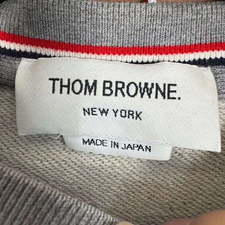 Thom Browne THOM BROWNE Grey Striped Sweatshirt. Size US M / EU 48-50 / 2 - 5 Thumbnail