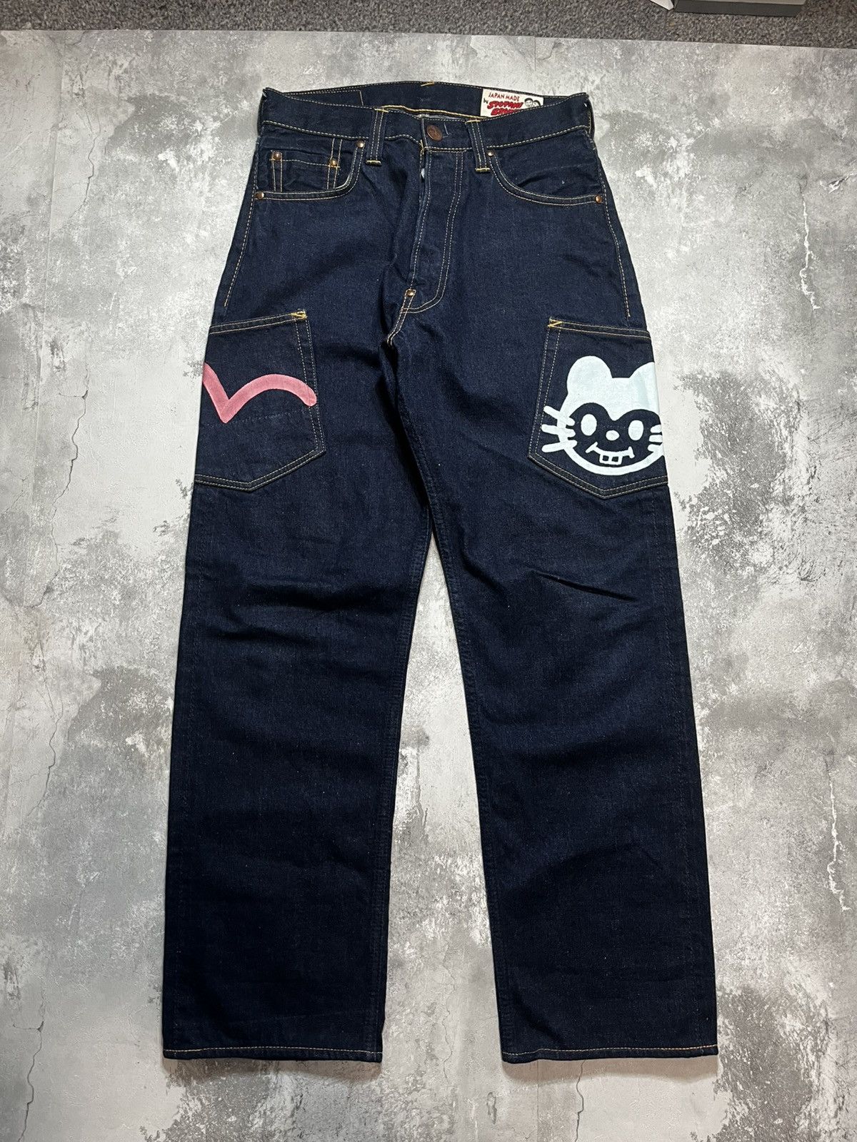 Evisu Evisu x siotani brothers japanese selvage denim seagull Size US 30 / EU 46 - 2 Thumbnail