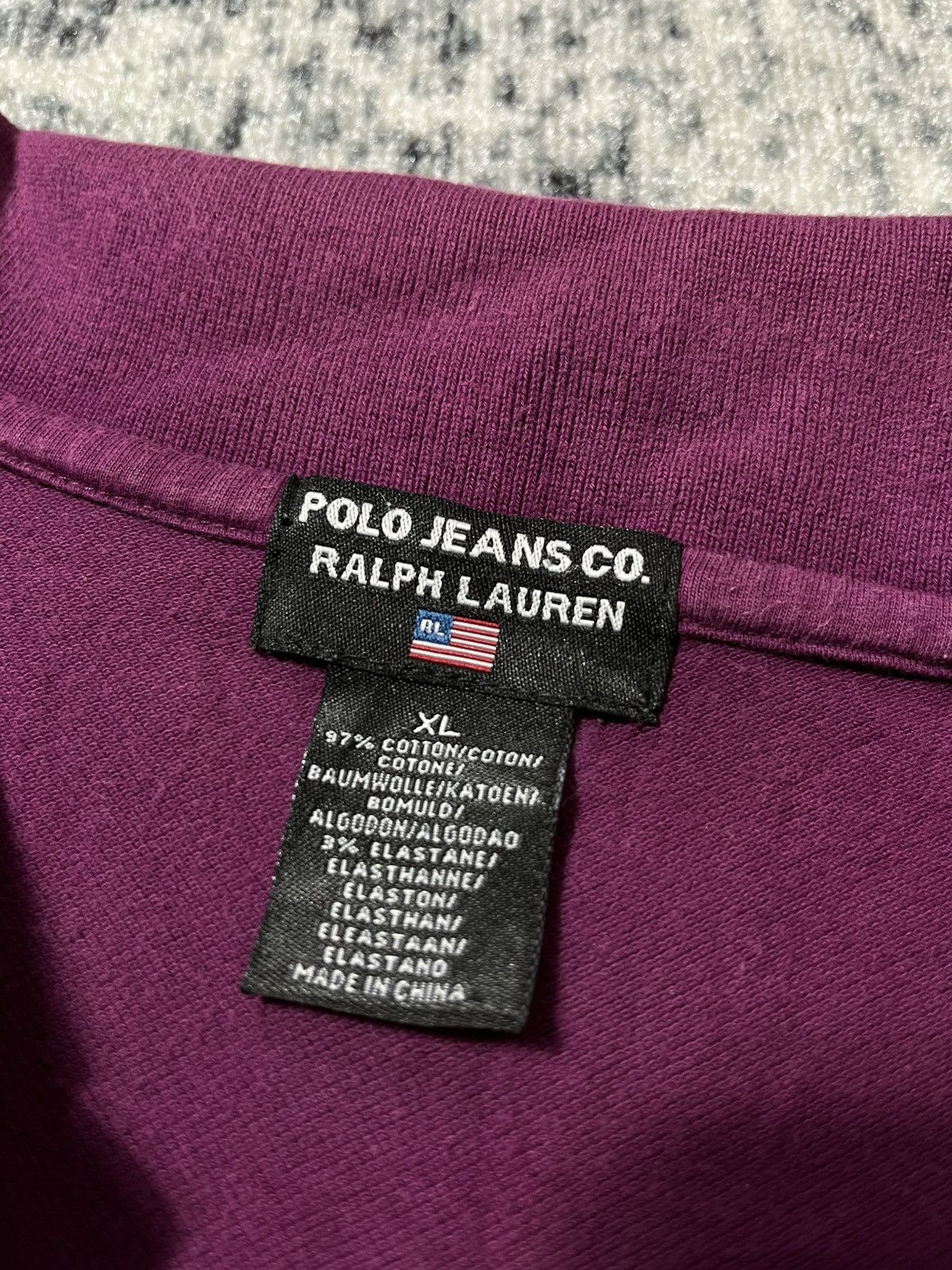 Vintage Vintage Polo Jeans Ralph Lauren RL-67 Classic Polo T-Shirt Size US XL / EU 56 / 4 - 5 Thumbnail