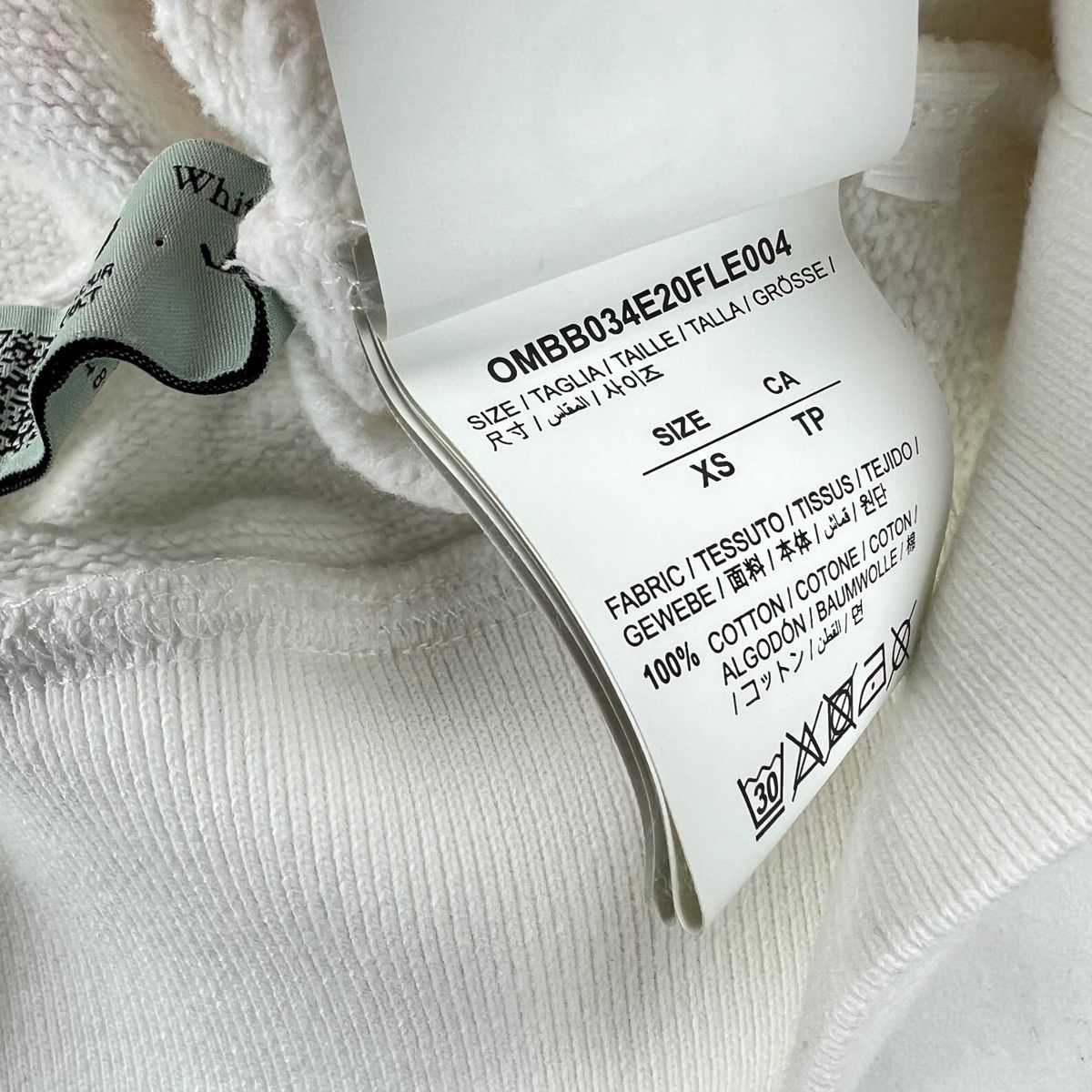 Off-White Off-White Stencil Arrows White Hoodie Size US XS / EU 42 / 0 - 7 Thumbnail