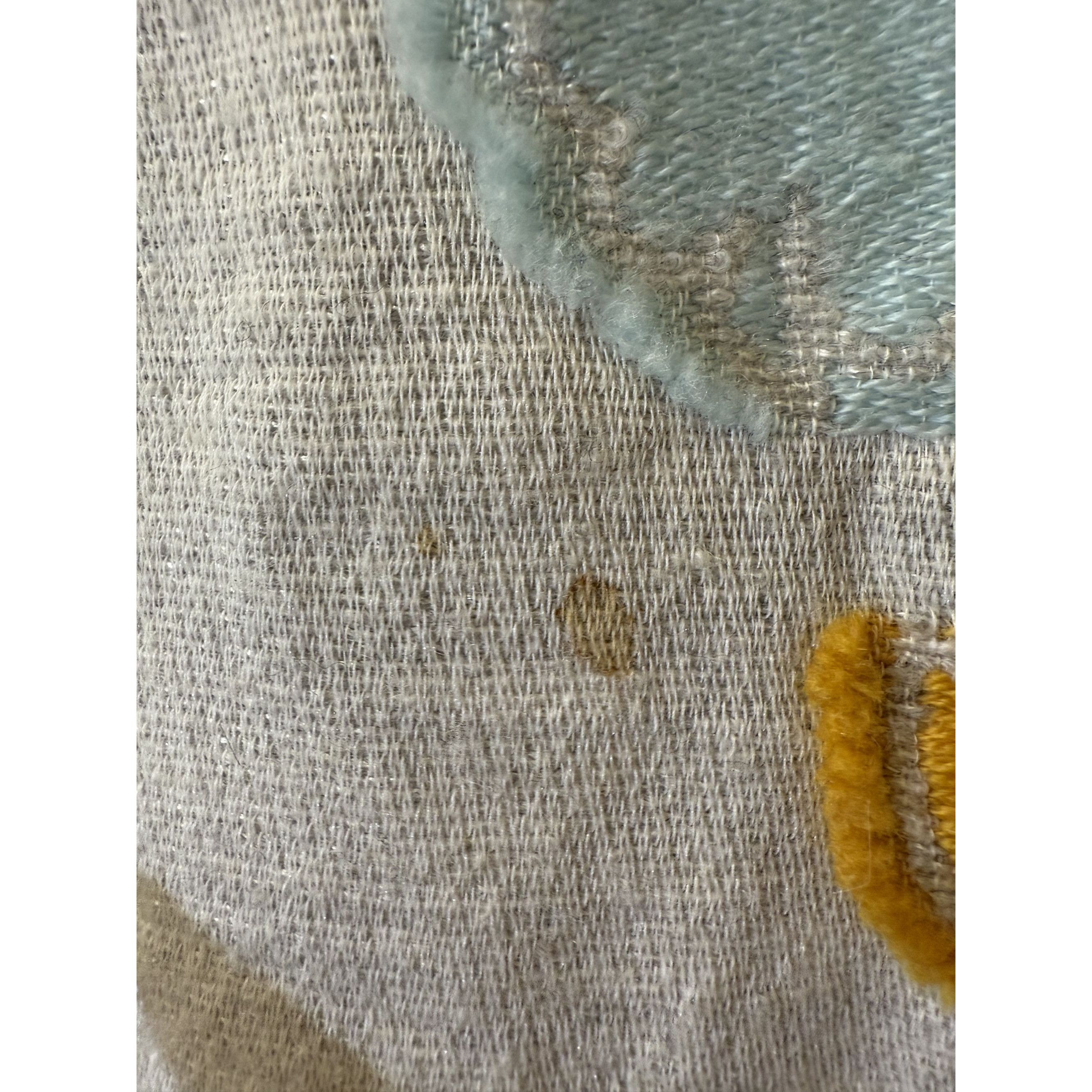 Chanel Chanel Gray Multicolor Logo Pattern Scarf 43% Cashmere 36% W Size ONE SIZE - 14 Thumbnail