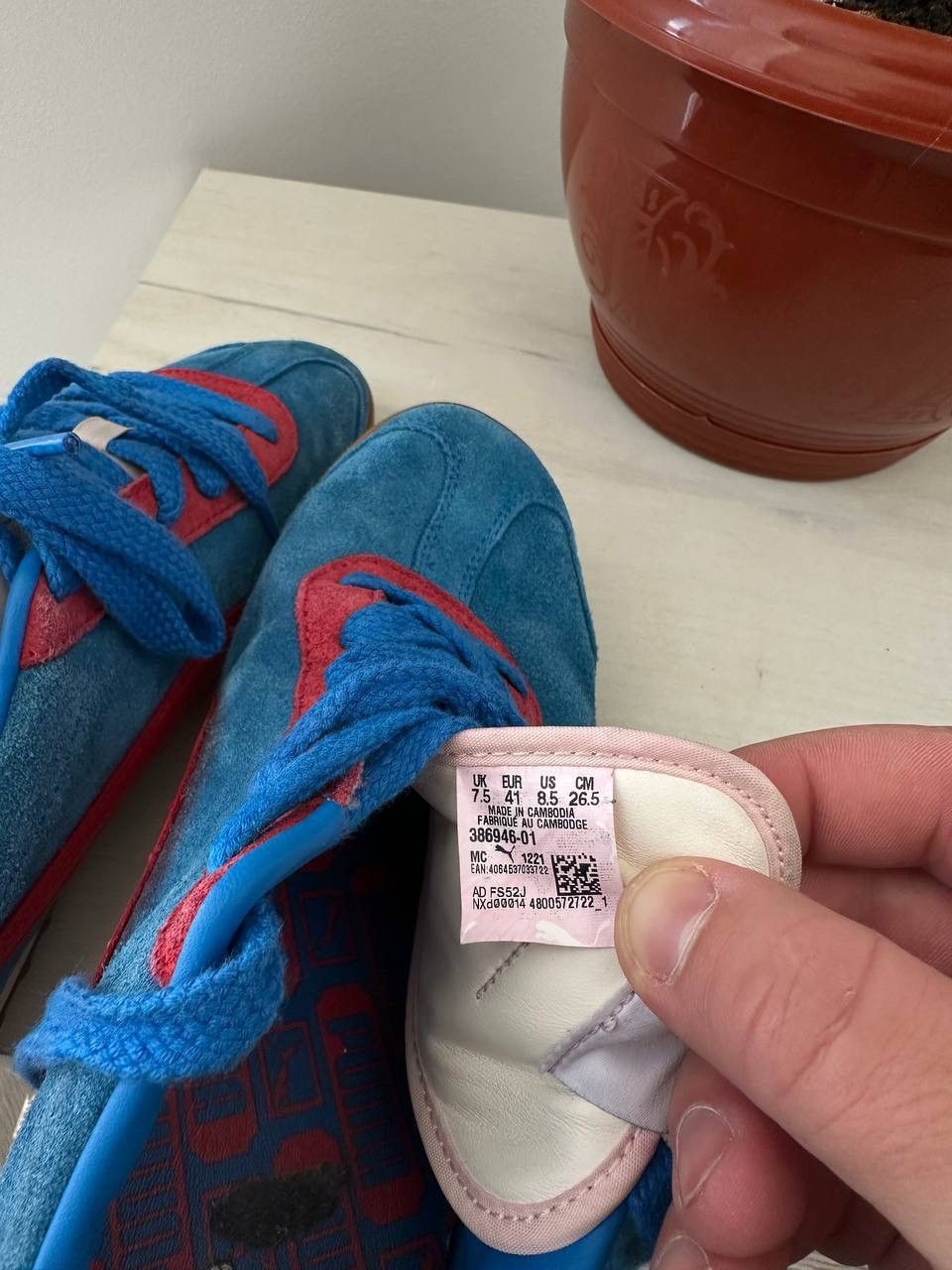 Puma × Vintage Vintage Japanese Puma Arizona Faded Blue Sneakers Size US 7.5 / EU 40-41 - 16 Thumbnail