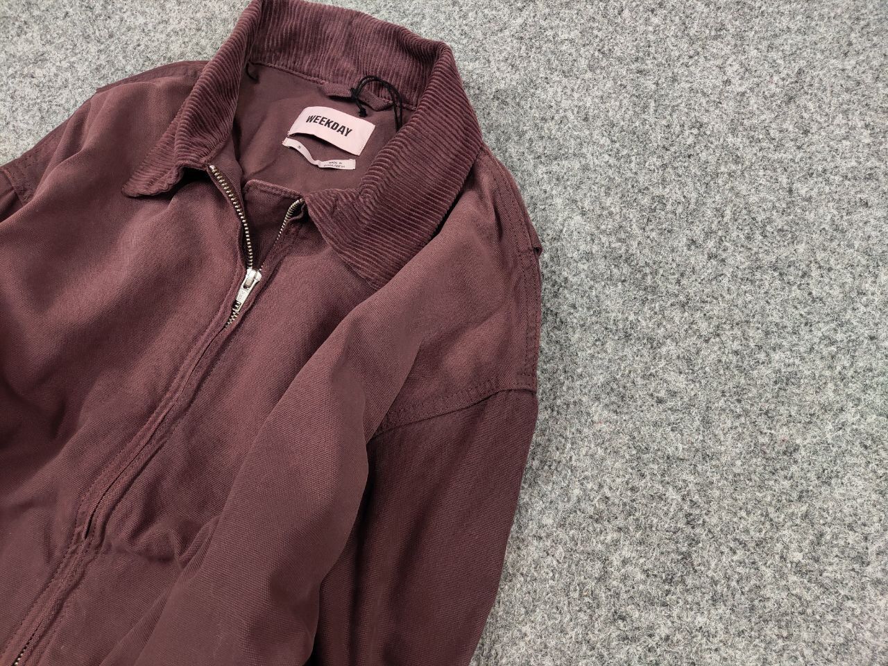Weekday Weekday ayla twill Jacket Vintage Dark Fabric Faded Style Size US S / EU 44-46 / 1 - 4 Thumbnail