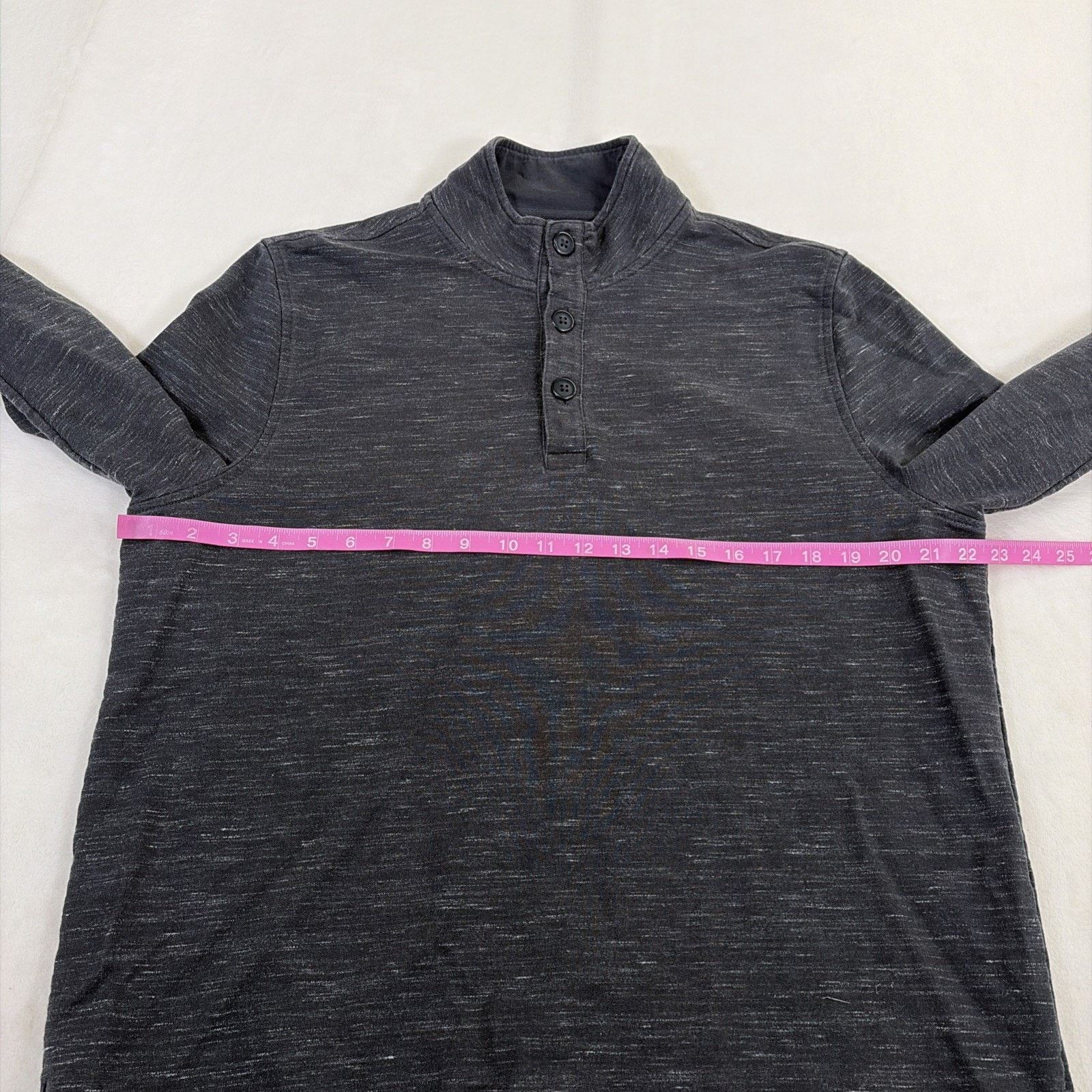 UNTUCKit UNTUCKit 1/4 Button Knit Pullover Sweater Men’s Size XL Gray Size US XL / EU 56 / 4 - 4 Thumbnail