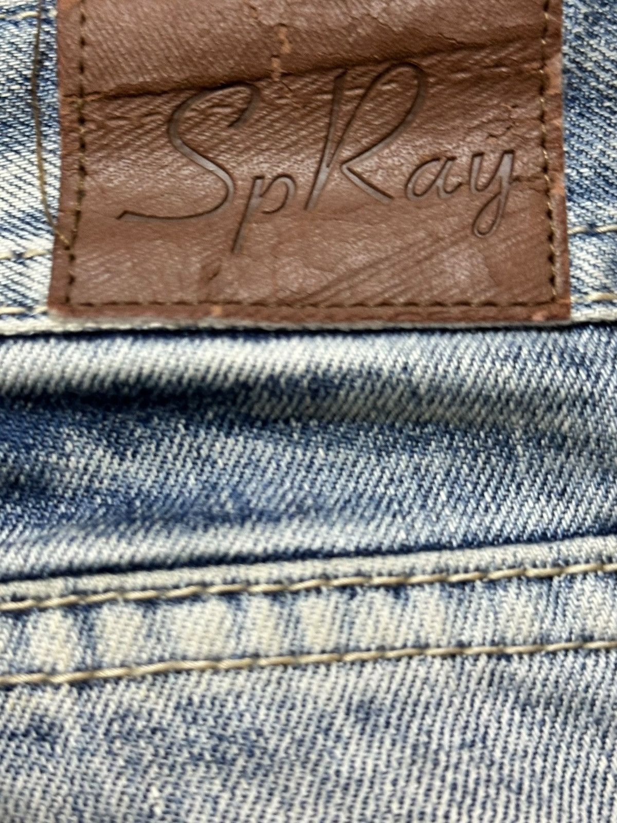 Tornado Mart Vintage Sp Rays Faded Clawmark Distressed Denim Size US 32 / EU 48 - 7 Thumbnail