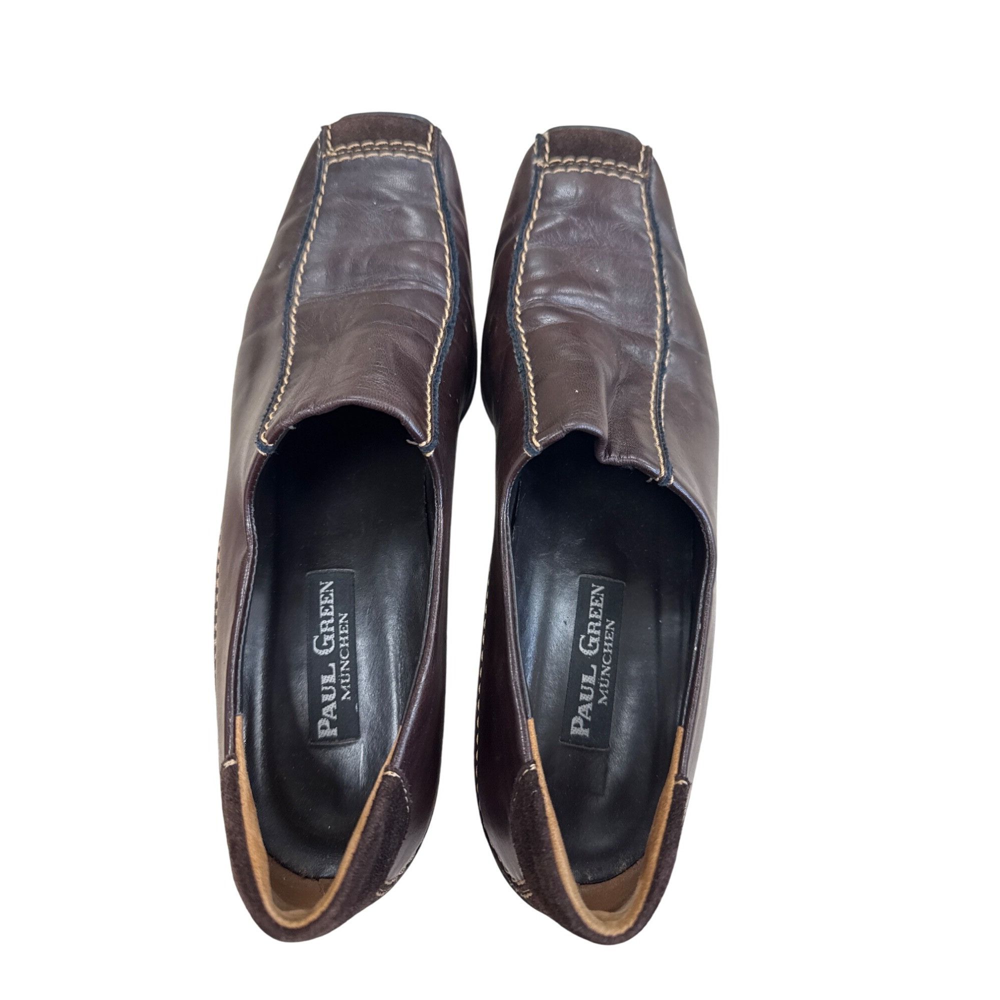 Other Paul Green Munchen Womens Brown Leather Slip-On Loafers Size Size US 6 / IT 36 - 8 Thumbnail