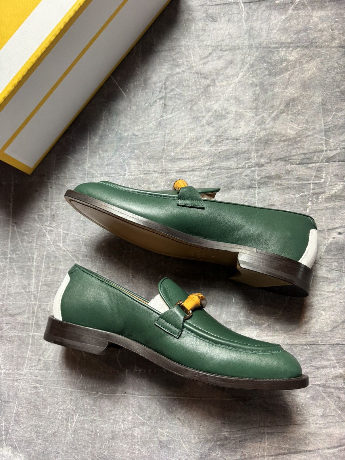 Casablanca Casablanca Leather Bamboo Loafers in Green Size US 10 / EU 43 - 5 Thumbnail