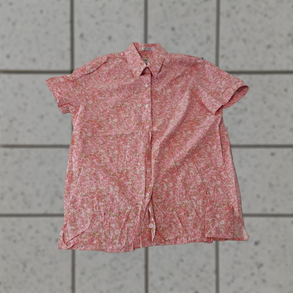 Orvis Orvis Pink Cotton Button Dress Shirt Blouse 8 Short Sleeve Womens Size M / US 6-8 / IT 42-44 - 1 Thumbnail