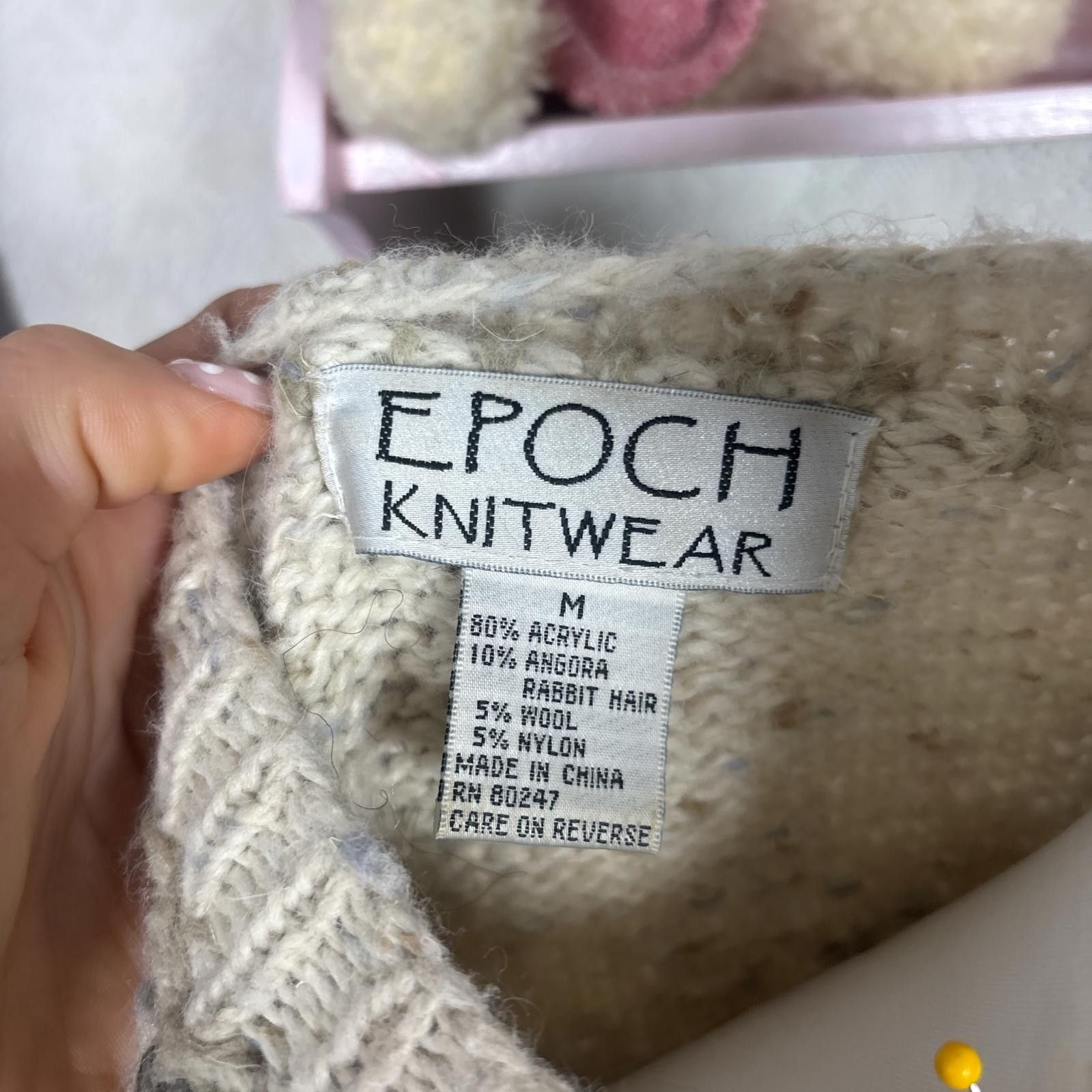 Epoch vintage cozy chunky thick sweater Size M / US 6-8 / IT 42-44 - 4 Thumbnail