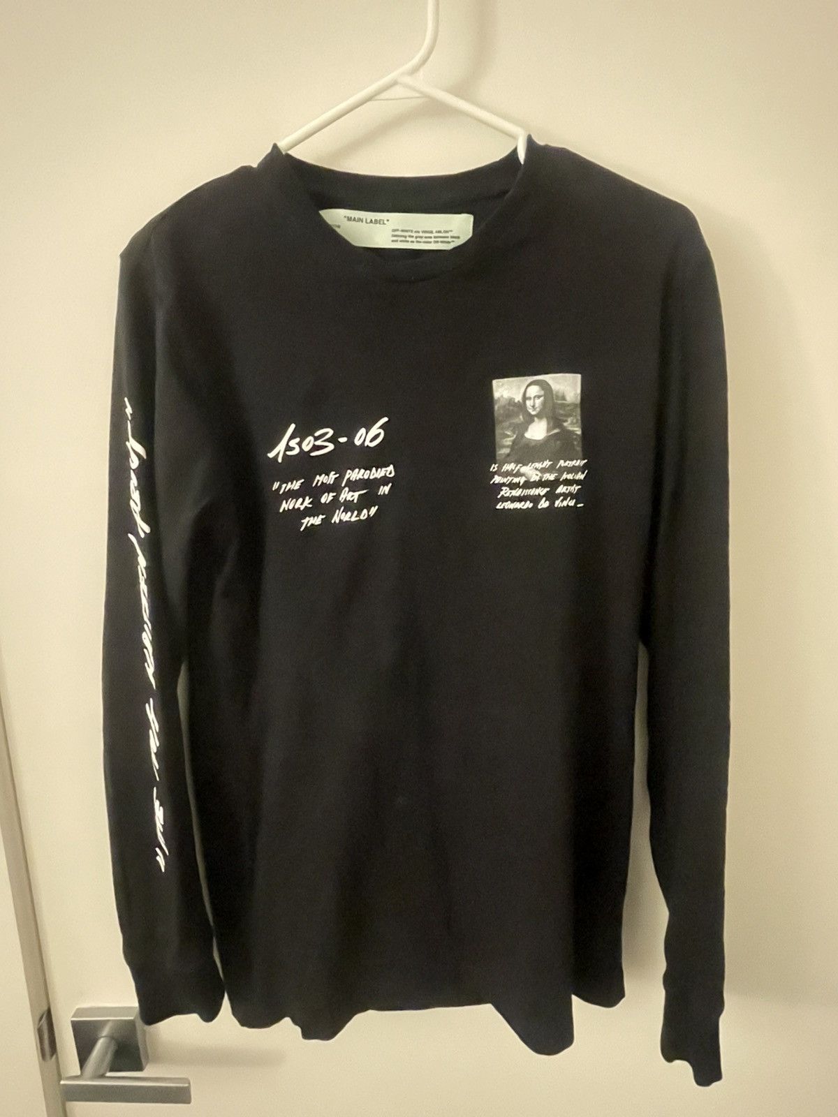 Off-White Off-White Long Sleeve T-shirt Mona Lisa Size US S / EU 44-46 / 1 - 3 Thumbnail