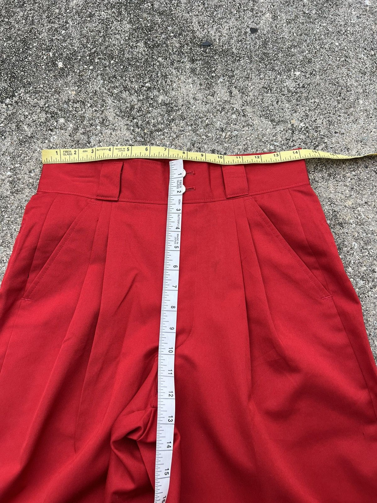 Vintage Vintage 90s METAL BLACK Japan Bondage Red Trouser Pant Size US 28 / EU 44 - 4 Thumbnail