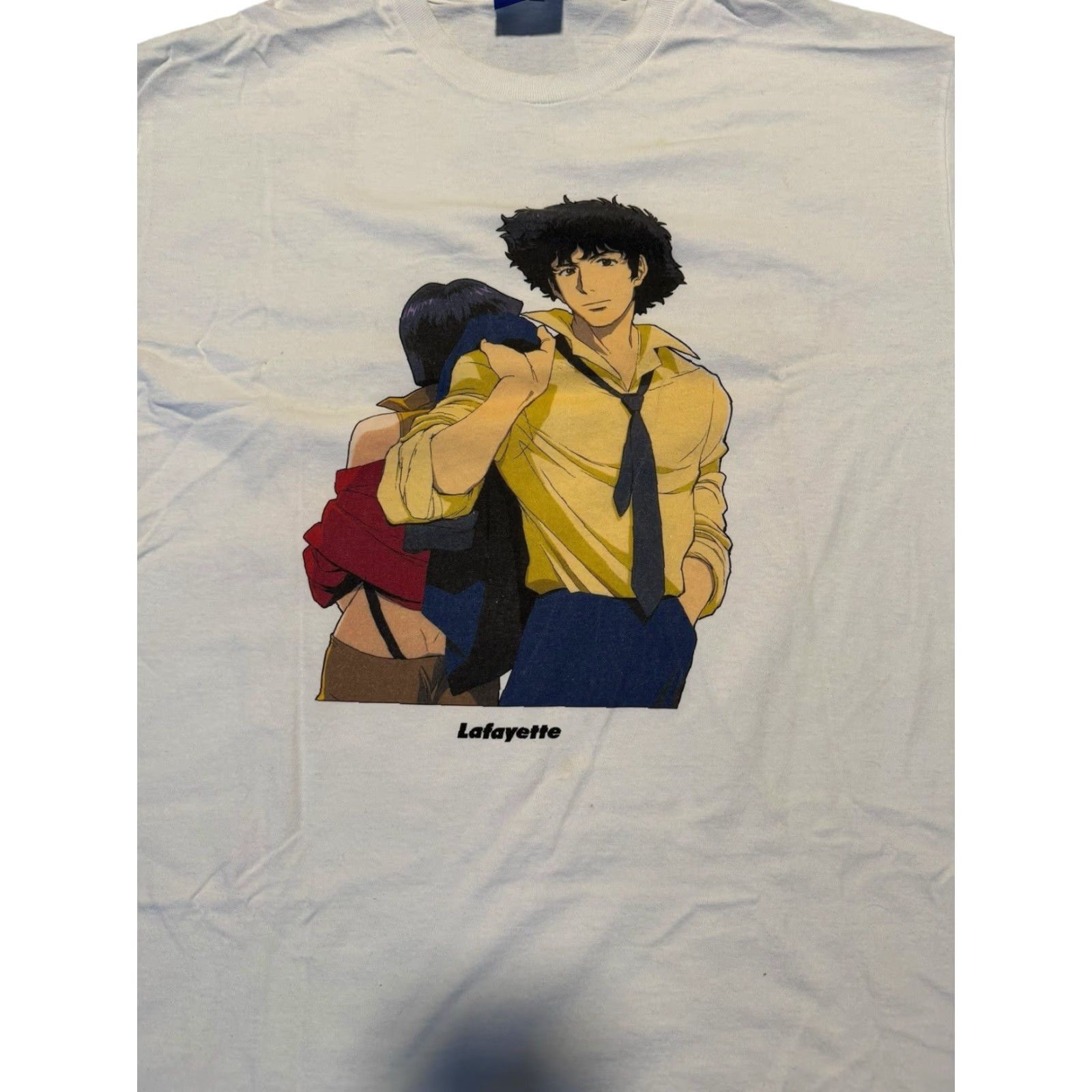 Vintage Cowboy Bebop X Lafayette T-Shirt Mens XL VERY Rare Black Anime 2XL Odm Ballpark Size US XXL / EU 58 / 5 - 7 Thumbnail