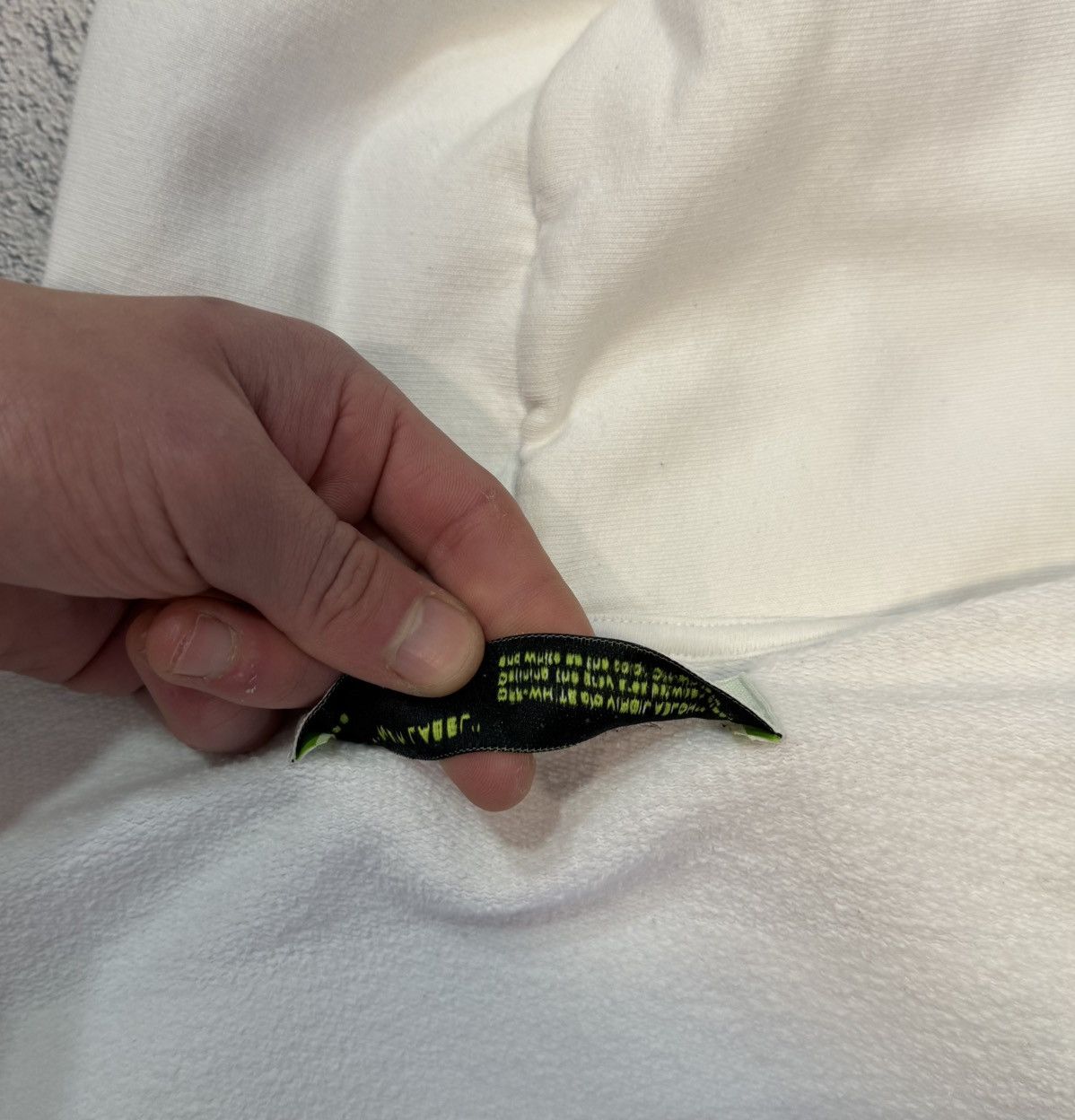 Off-White Off-White Tape Diag Arrows Hoodie White Beige Men S Portugal Size US S / EU 44-46 / 1 - 10 Thumbnail