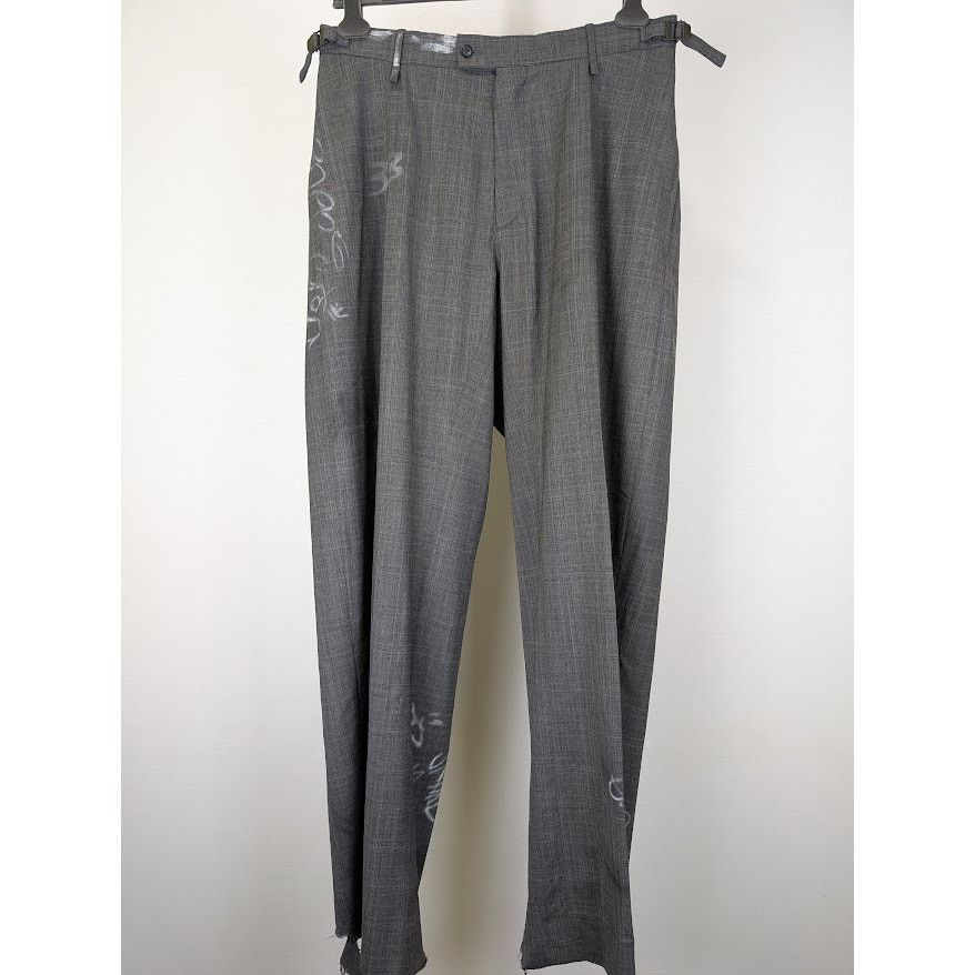 Balenciaga o1rshd1 Heather Price of Wales Skater Tailored Pant in Grey Size US 32 / EU 48 - 2 Thumbnail