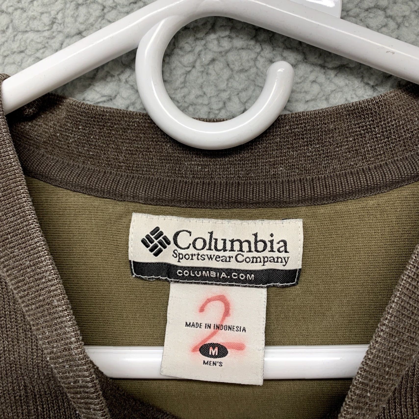 Vintage Columbia SweatShirt Mens Medium Brown Long Sleeve Pullover Active Outdoor Top Size US M / EU 48-50 / 2 - 3 Thumbnail