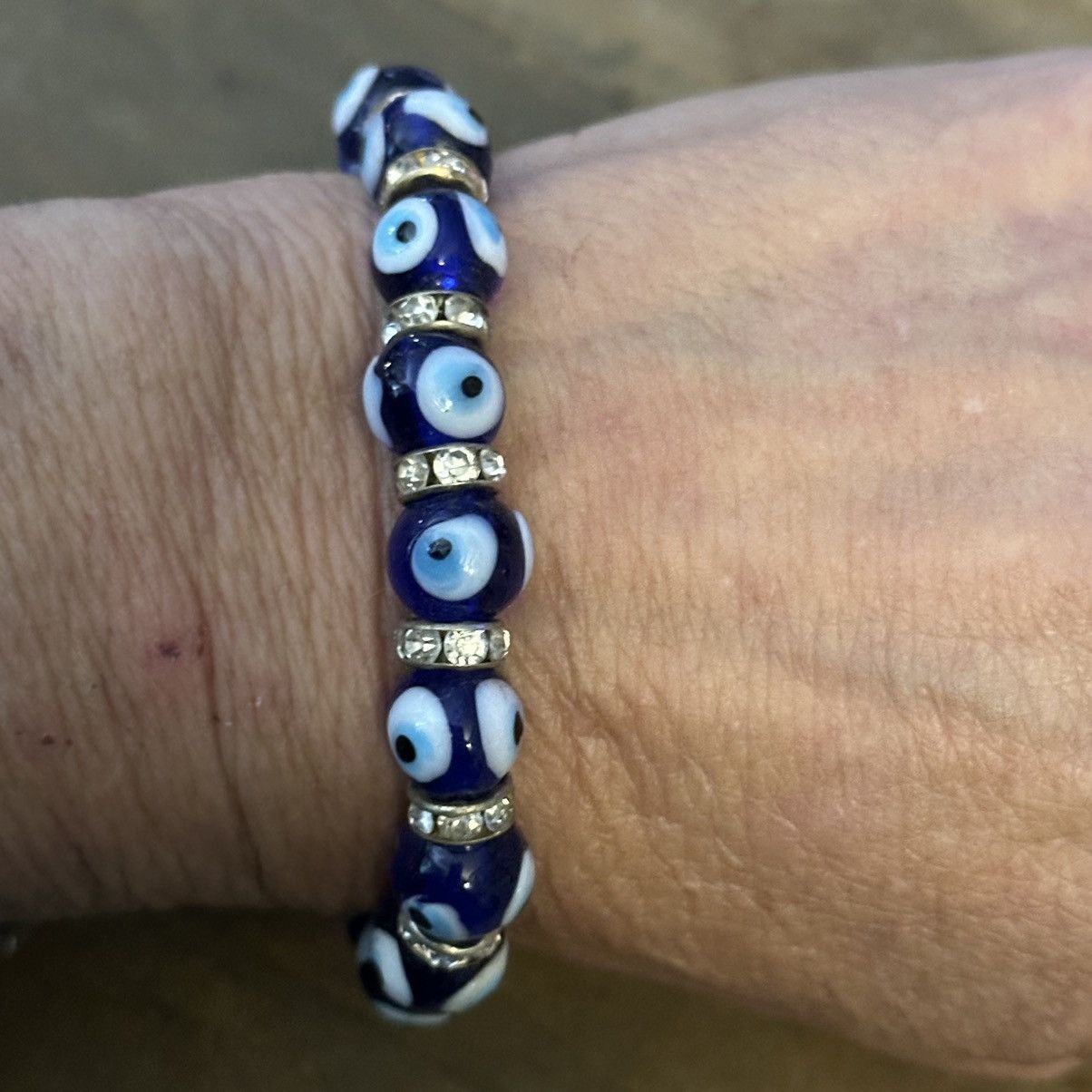 Other Evil eye glass bead stretch bracelet Size ONE SIZE - 2 Thumbnail