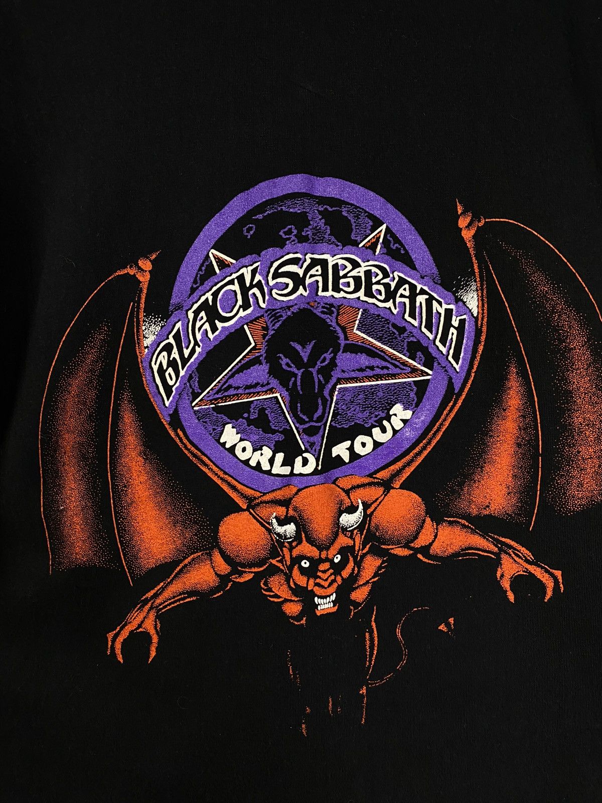 Band Tees × Vintage Vintage 90’s Ozzy Black Sabbath Band Tee Shirt Medium Size US M / EU 48-50 / 2 - 5 Thumbnail