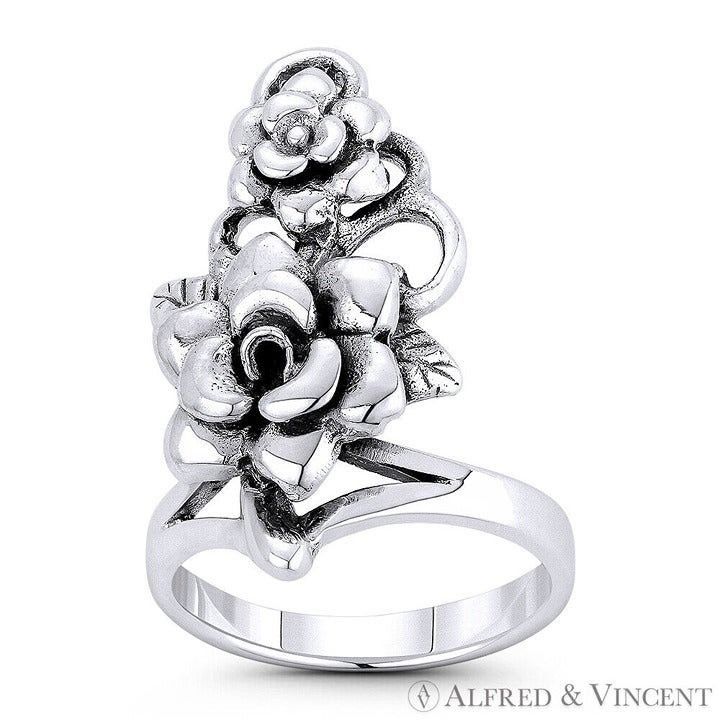 Other Rose Flower Love & Romance Charm Boho Ring in Size 7 Size ONE SIZE - 1 Preview