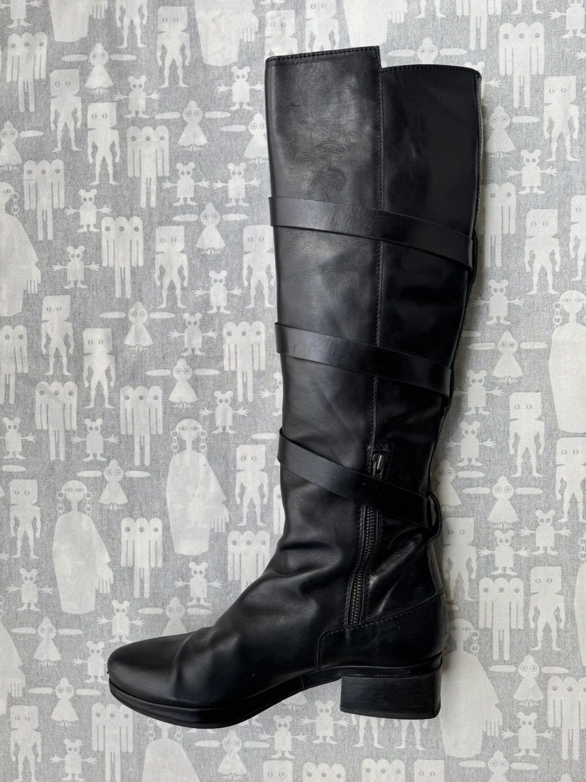 Veronique Branquinho Veronique Branquinho Wrap-Around Strap Leather Boots Size US 8 / IT 38 - 5 Thumbnail