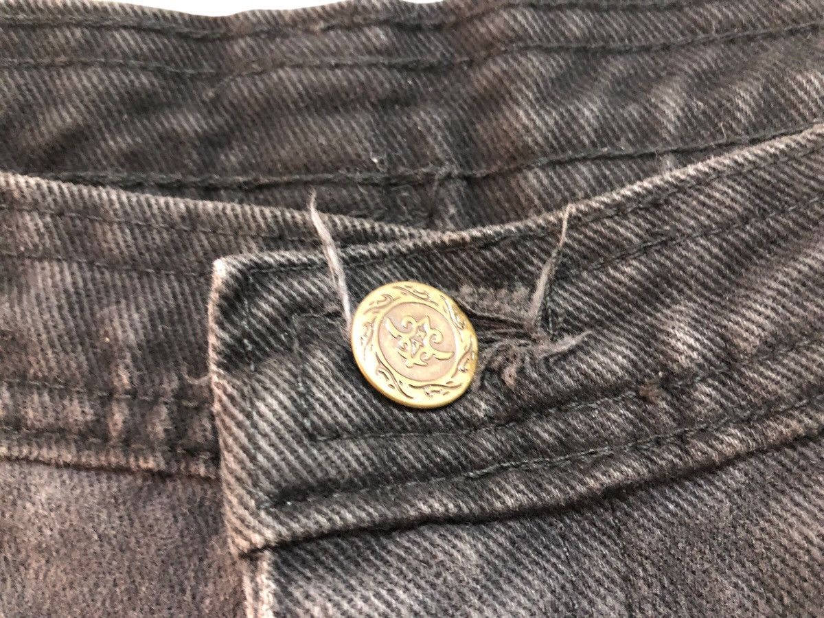 Affliction × JNCO × Vintage CRAZY🔥Y2K WORLD JUNGLE BULLMEGA CUT 2001 RAVE BAGGY RARE Size US 32 / EU 48 - 6 Thumbnail