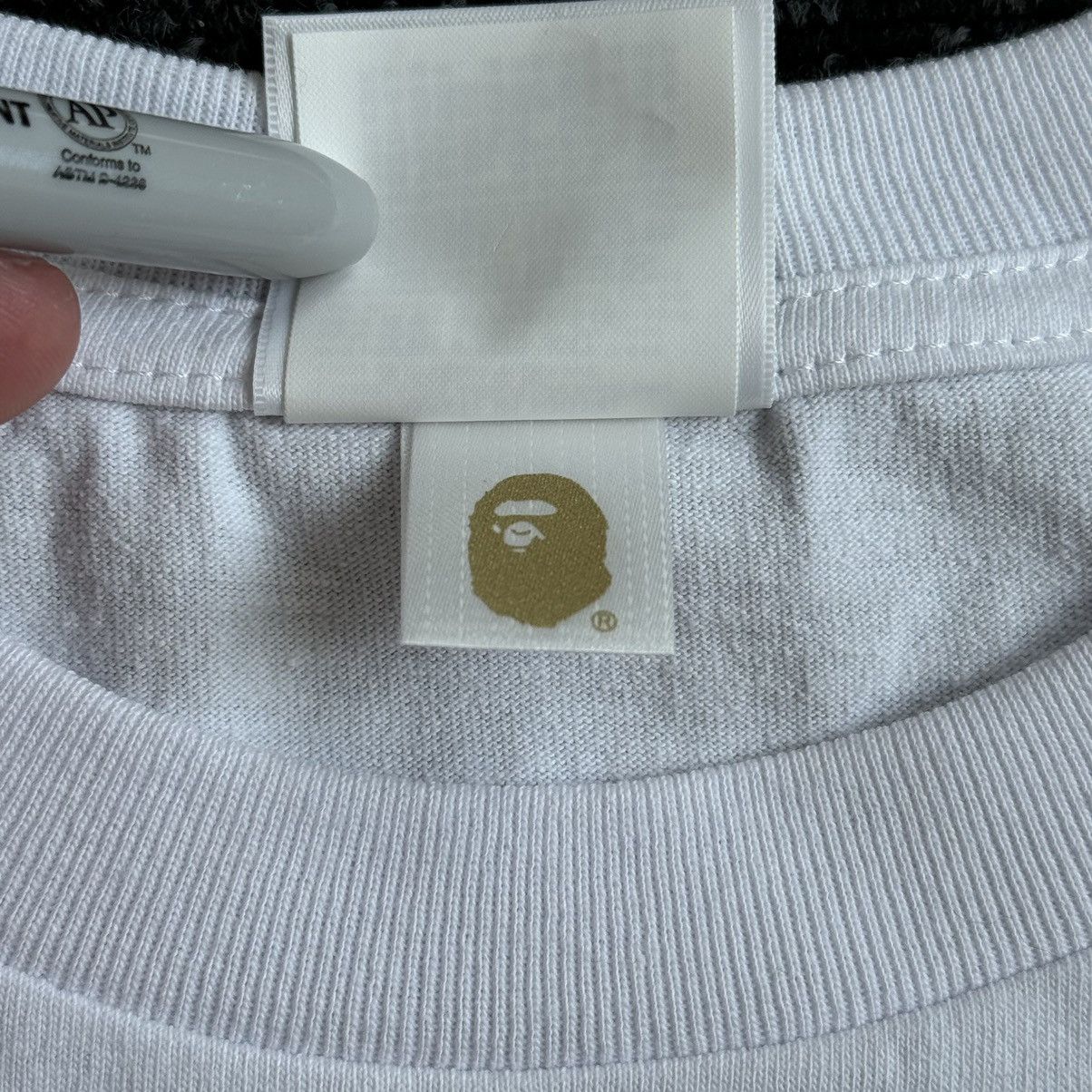 Bape BAPE ABC Camo Crazy Bape Sta Logo T-shirt White Size US M / EU 48-50 / 2 - 9 Thumbnail