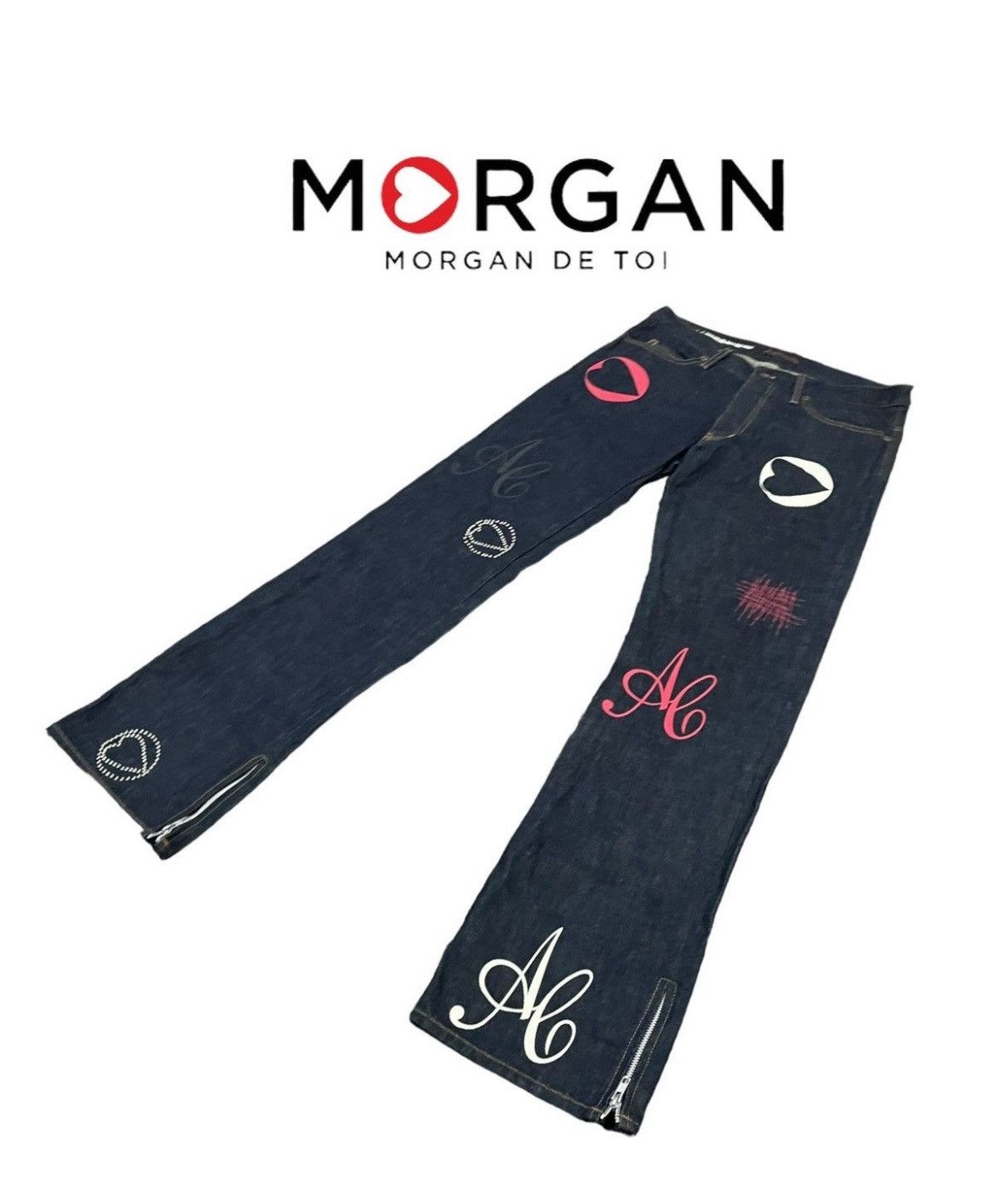 Designer Morgan Homme Jeans Size US 34 / EU 50 - 11 Thumbnail