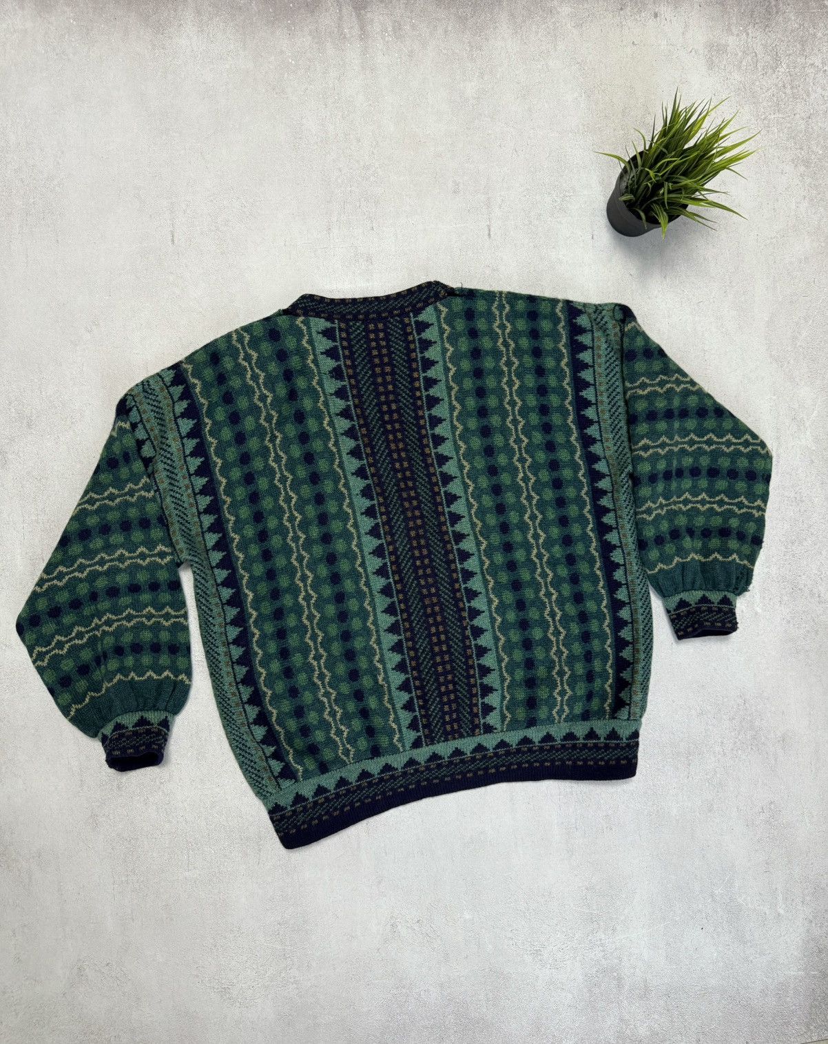 Retrofit × Vintage SICK VINTAGE SWEATER KNIT DISTRESSED BAGGY Y2K BALENCIAGA Size US M / EU 48-50 / 2 - 10 Thumbnail