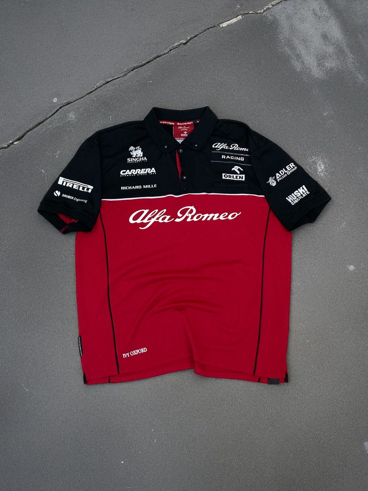 Formula 1 Alfa romeo Orlen f1 formula1 rscing team polo tshirt tee ...