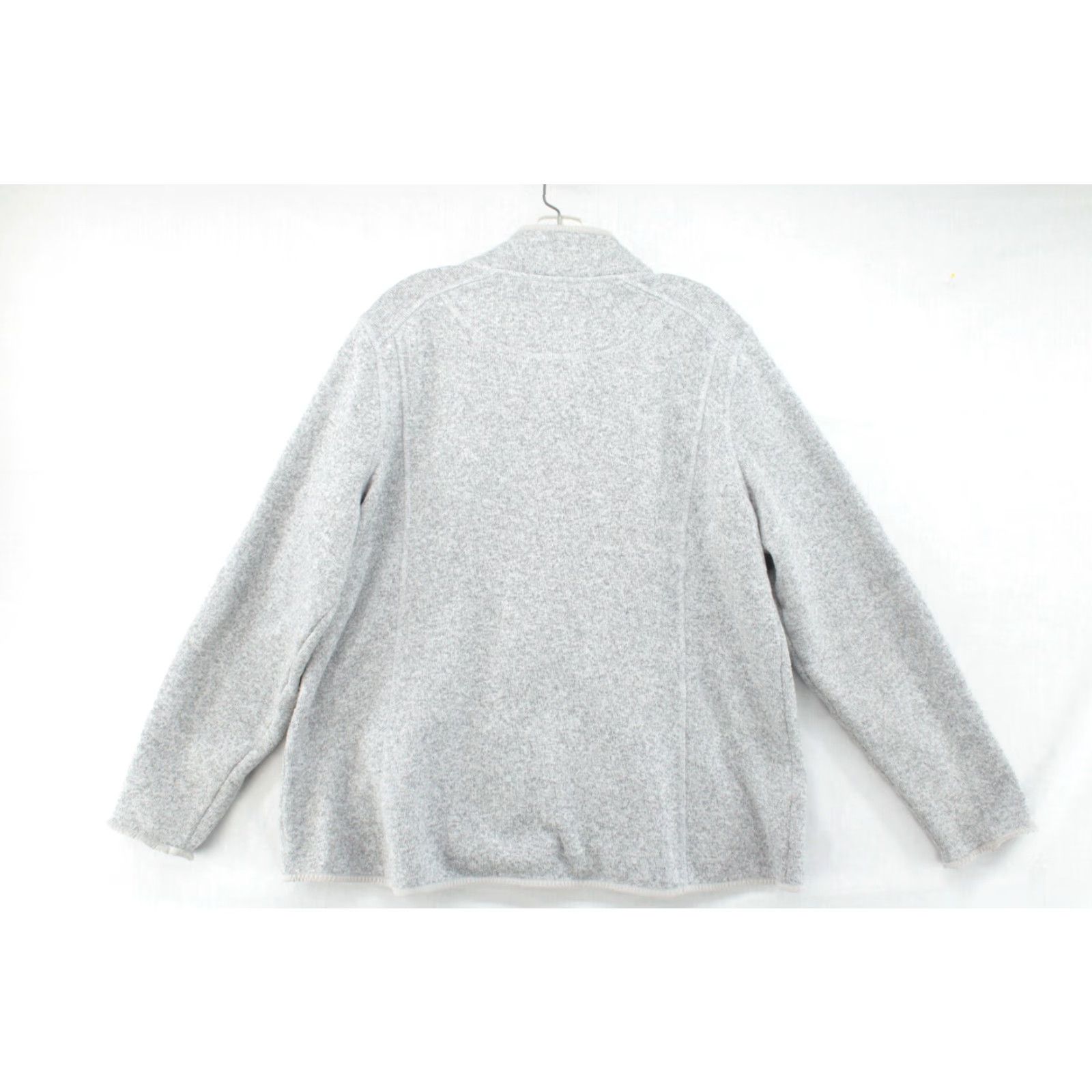 Vintage L.L. Bean Fleece Sweater Jacket Men's XXL Gray Full Zip Hiking Long Sleeve Regular Fit Size US XXL / EU 58 / 5 - 6 Thumbnail