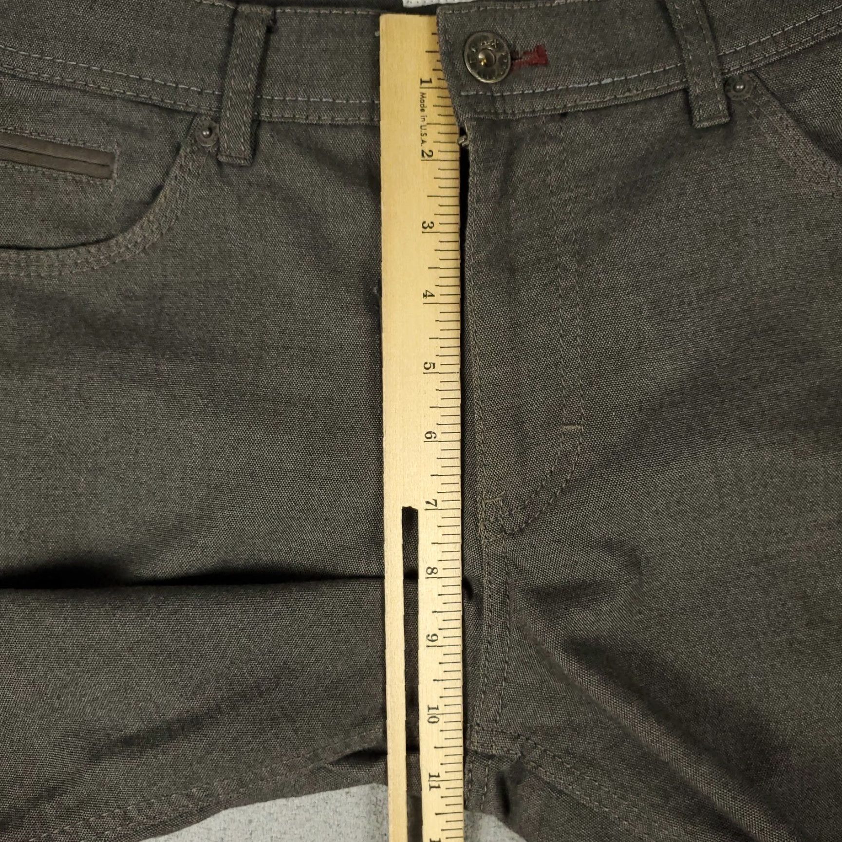 BRAX BRAX Jeans Mens 31x32 Gray/Brown Cooper Casual Straight Leg Denim Pants Size US 31 - 4 Thumbnail