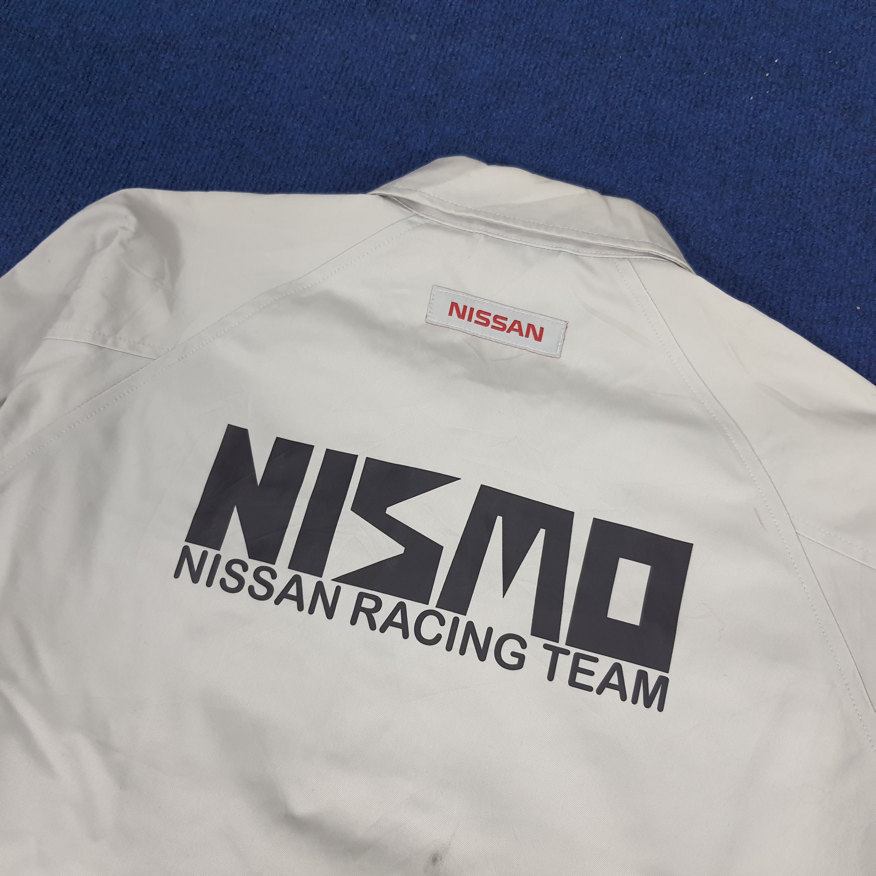 Japanese Brand × Vintage Vintage NISMO Nissan Racing Team Japanese Workwear Jacket Size US L / EU 52-54 / 3 - 2 Thumbnail