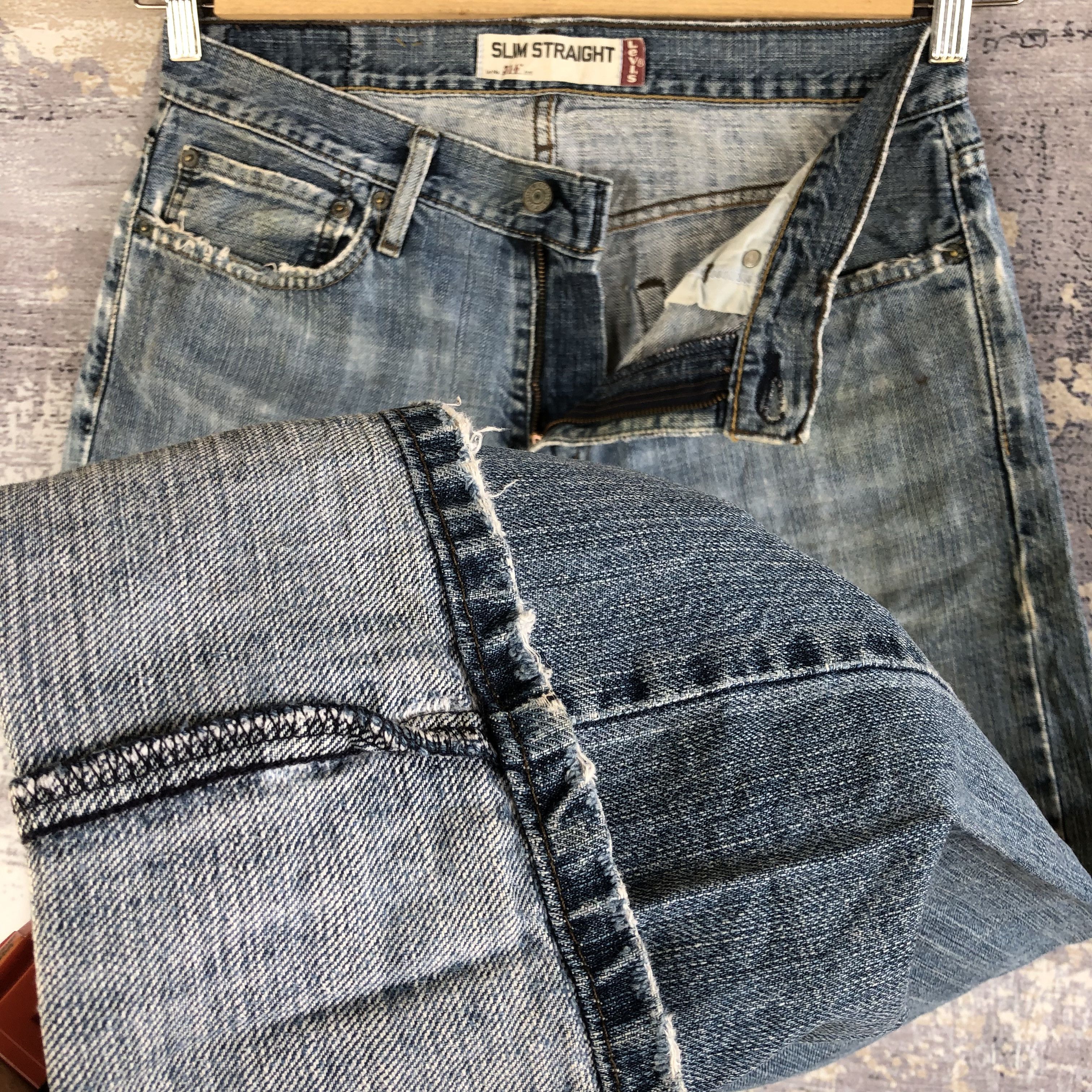 Levi's Vintage Y2K Levis Flare Jeans Levi's Faded Light Wash Denim Size US 32 / EU 48 - 6 Thumbnail