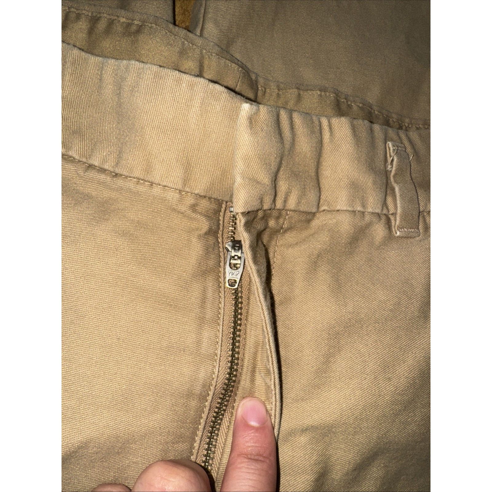 Uniqlo Uniqlo Ines De La Fressange Women’s Chinos Tan Straight Fit Size US 28 / EU 44 - 5 Thumbnail