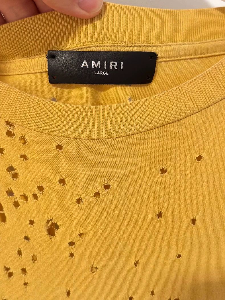 Amiri AMIRI Scattered bullet T-shirt 2501-Nextarrow Size US L / EU 52-54 / 3 - 3 Thumbnail