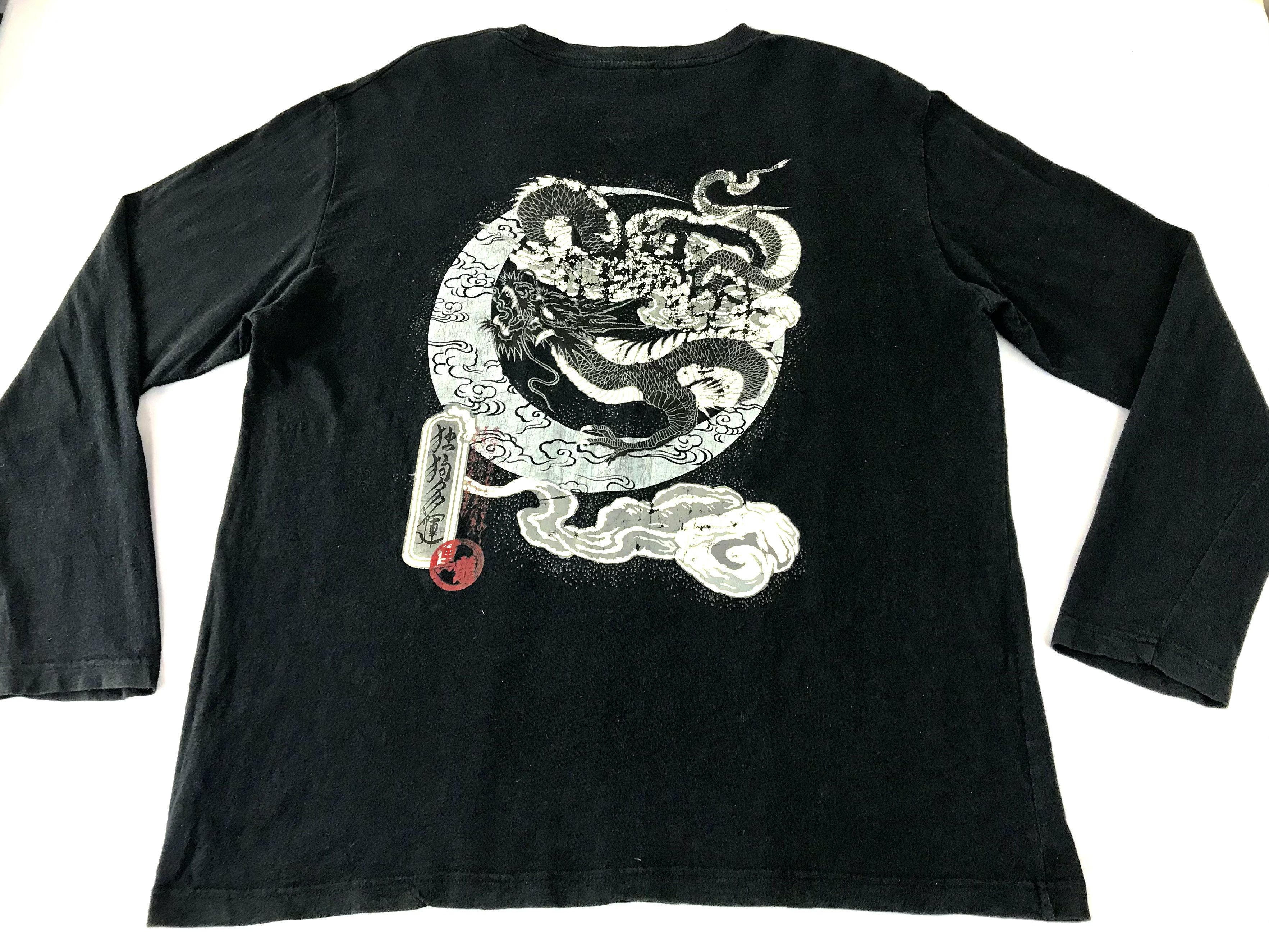 Dogtown Dog Town Black Dragon Big Logo Back Side Long Sleeve Size US L / EU 52-54 / 3 - 2 Thumbnail
