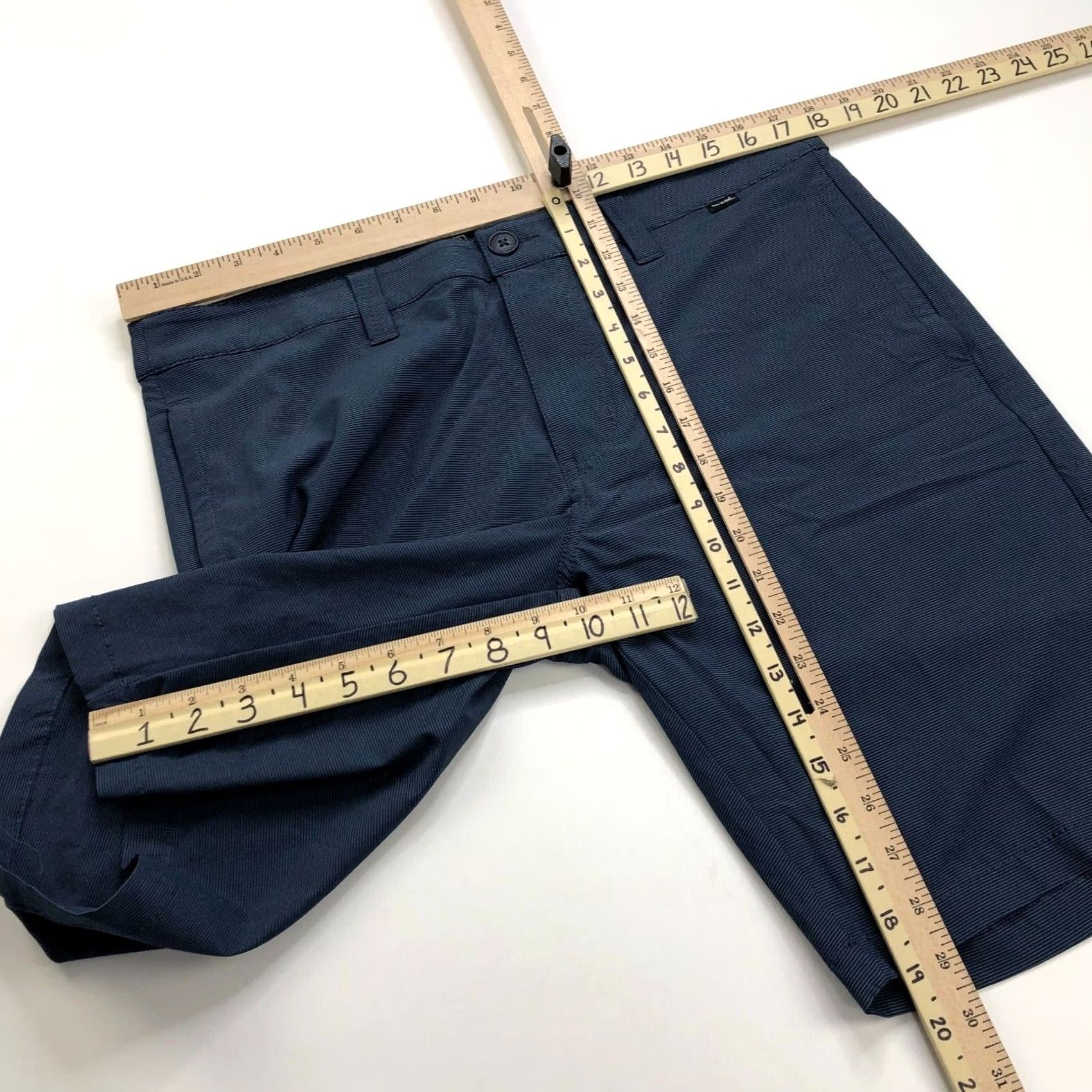 TravisMathew Travis Mathew 34 (Fit 35/36 In) Stretch Flat Chino 10" Shorts Blue MINT Size US 36 / EU 52 - 2 Thumbnail
