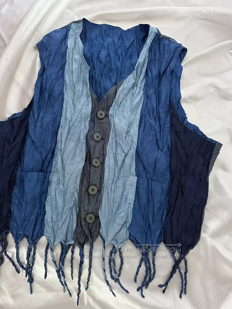 Issey Miyake Issey Miyake Blue Vest Size M / US 6-8 / IT 42-44 - 5 Thumbnail