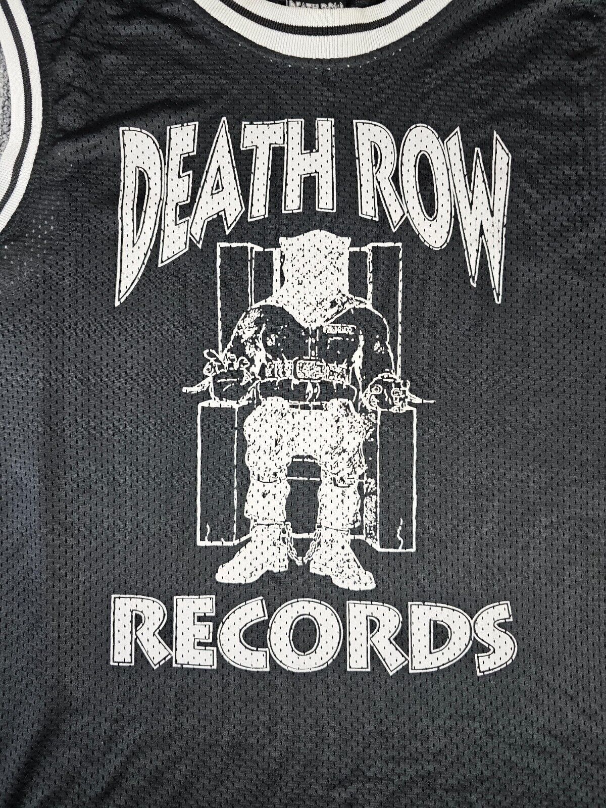 Death Row Records Vintage Death Row Records Mesh Basketball Jersey Tank Top M Size US M / EU 48-50 / 2 - 2 Thumbnail