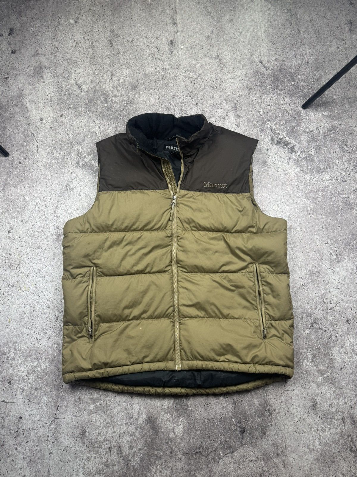 Marmot Vintage Marmot Outdoor Down Puffer Vest Arcteryx Style Size US M / EU 48-50 / 2 - 1 Thumbnail