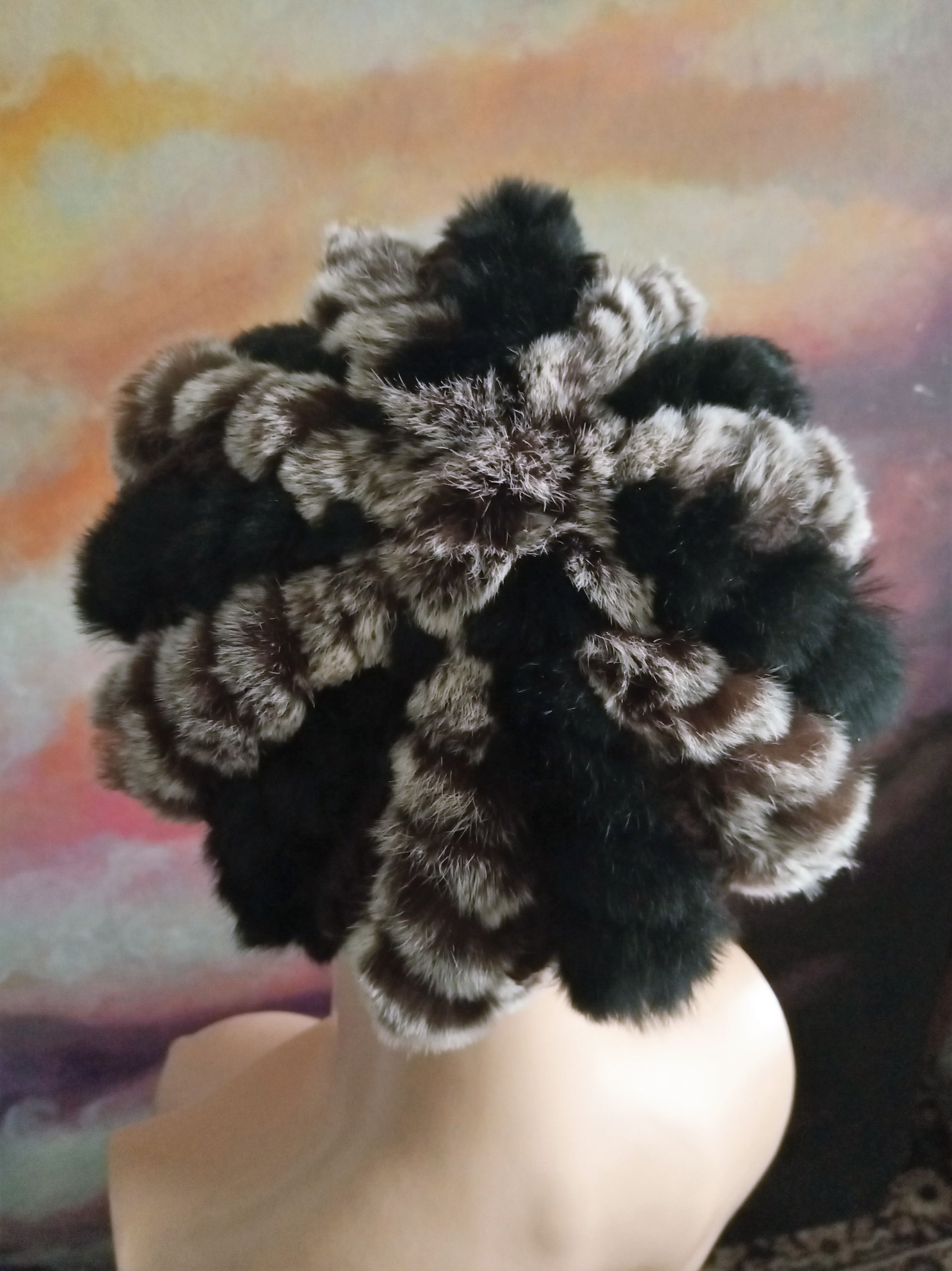 Other Unisex Real Rabbit Fur Hat Size ONE SIZE - 5 Thumbnail