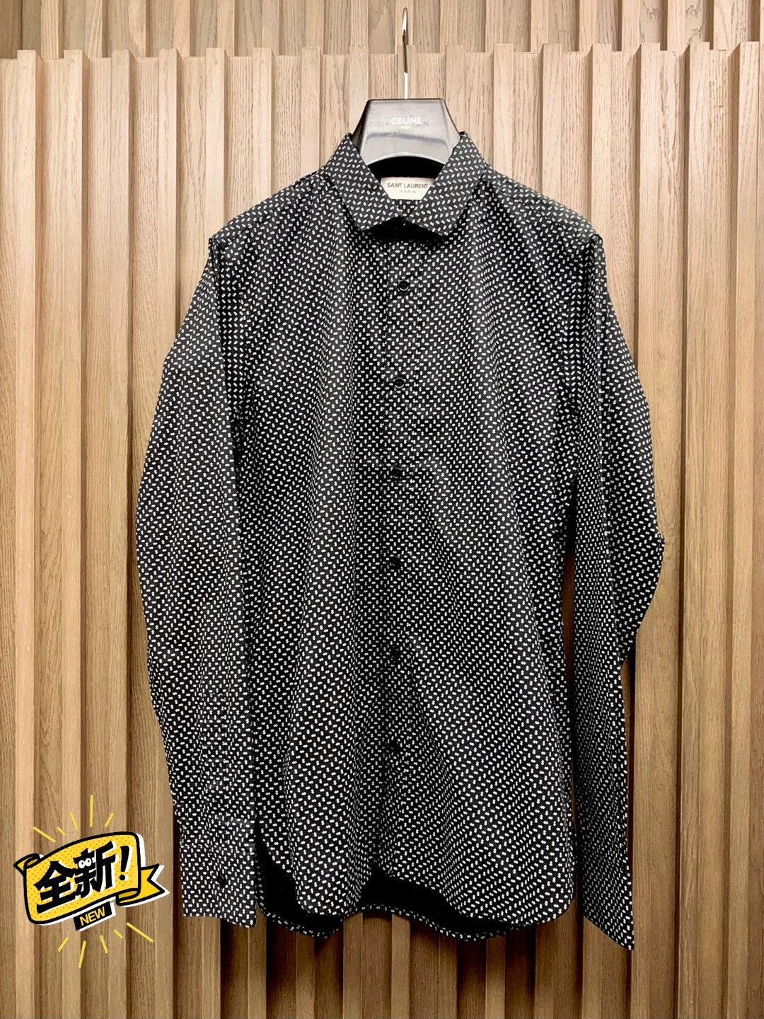 Yves Saint Laurent YSL 13FW $ Print Shirt 38 Size US S / EU 44-46 / 1 - 1 Thumbnail