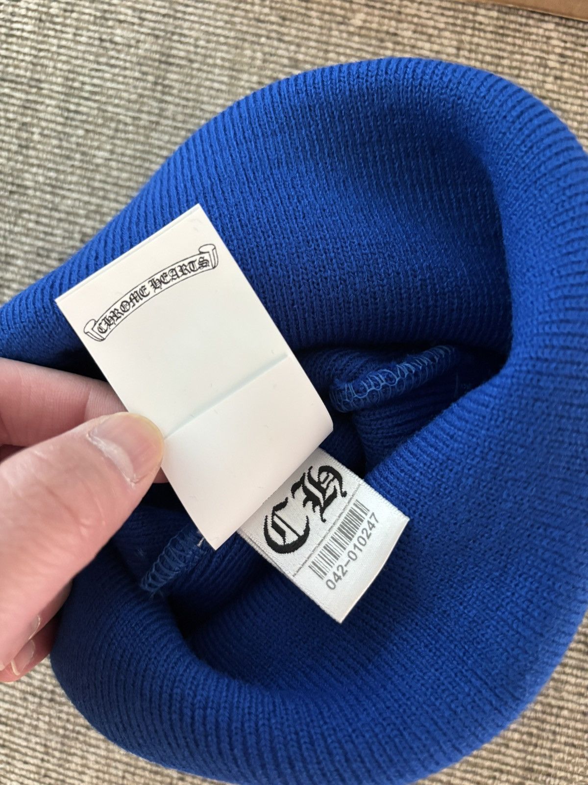 Chrome Hearts Chrome hearts blue watch cap embroidered Size ONE SIZE - 4 Thumbnail
